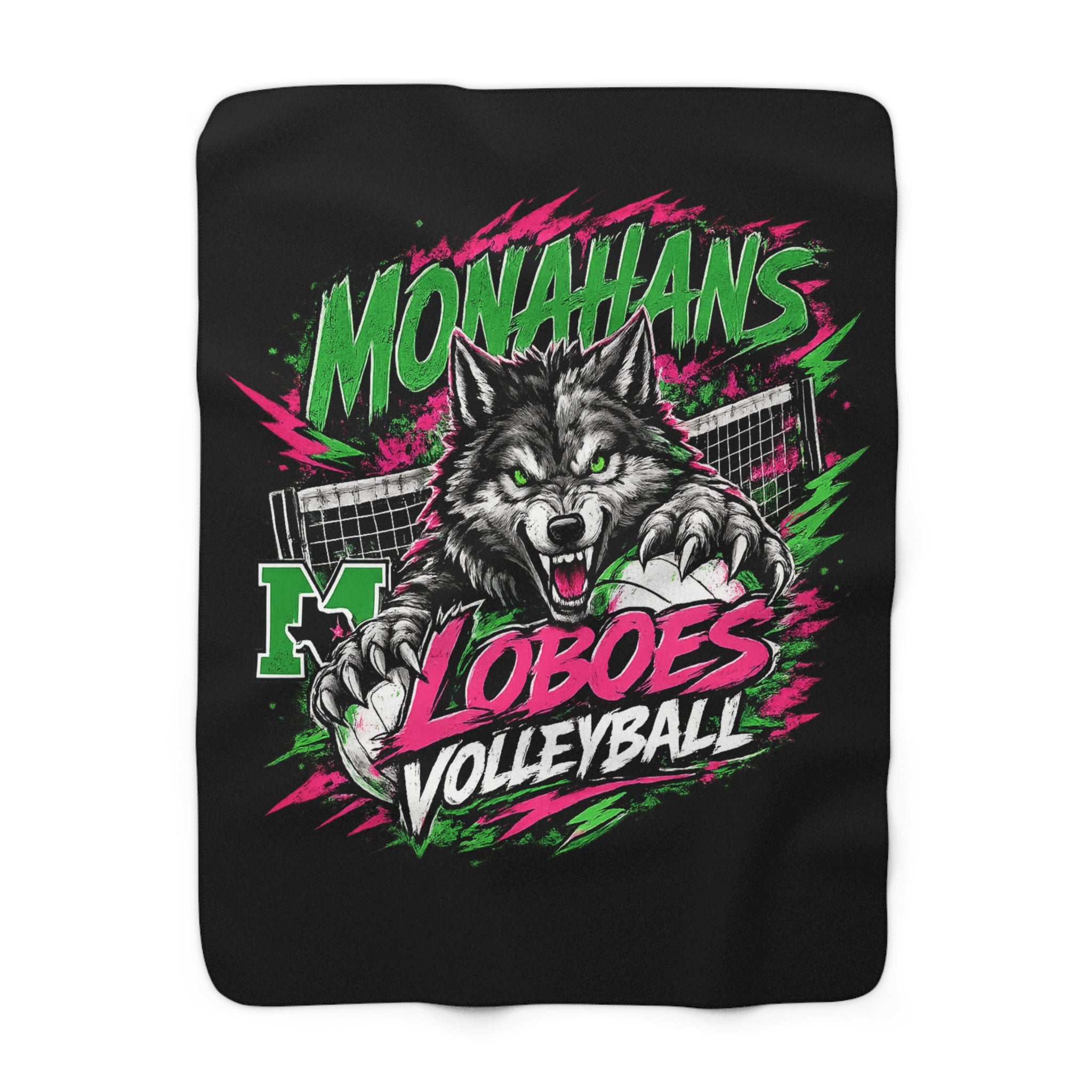 Loboes Volleyball Sherpa Blanket