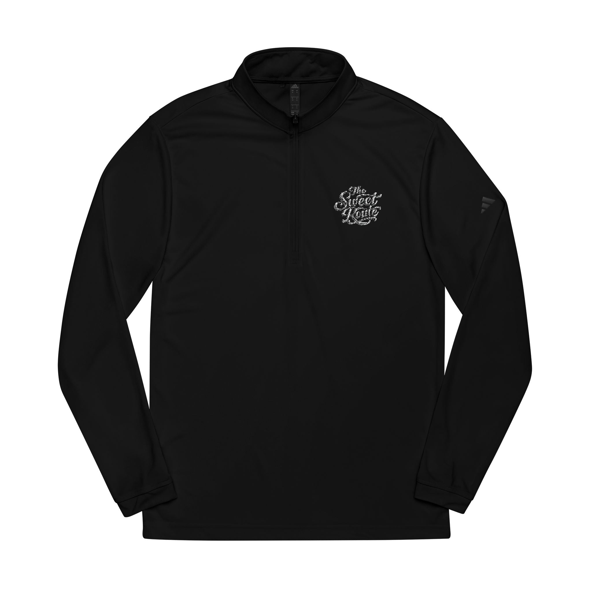 Embroidered Sweet Route Addidas Quarter-Zip Pullover