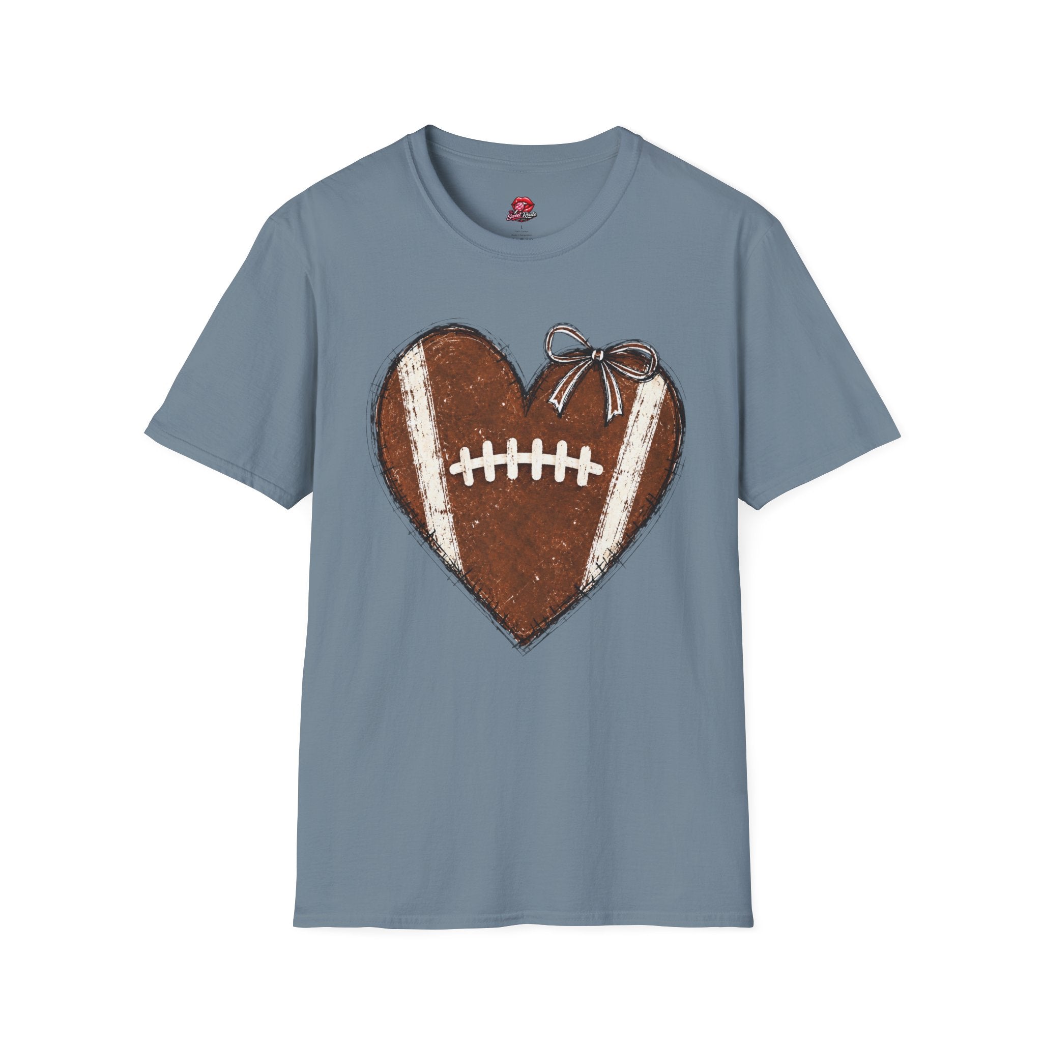 Heart-Shaped Football T-Shirt