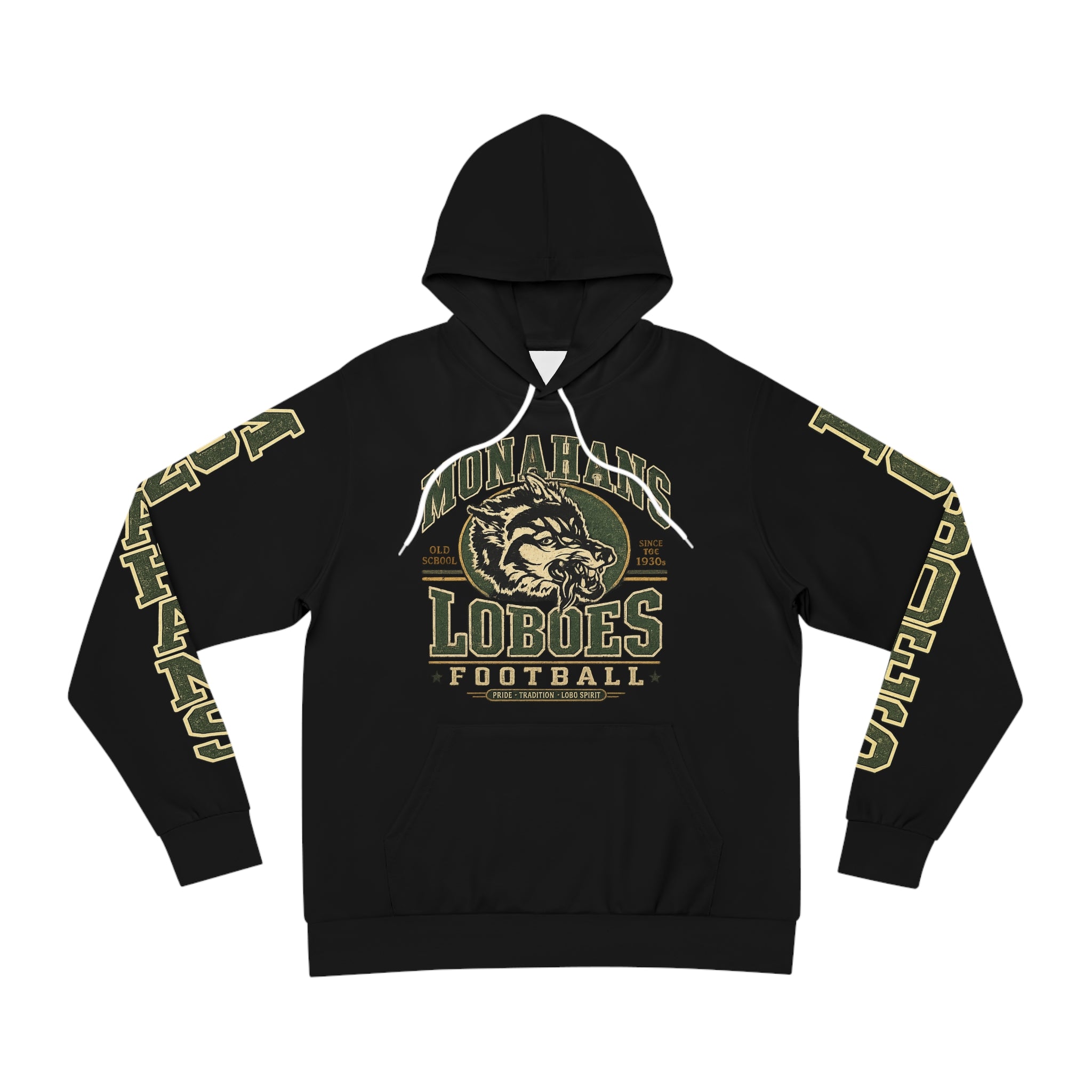 Loboes Football Vintage Mascot Hoodie