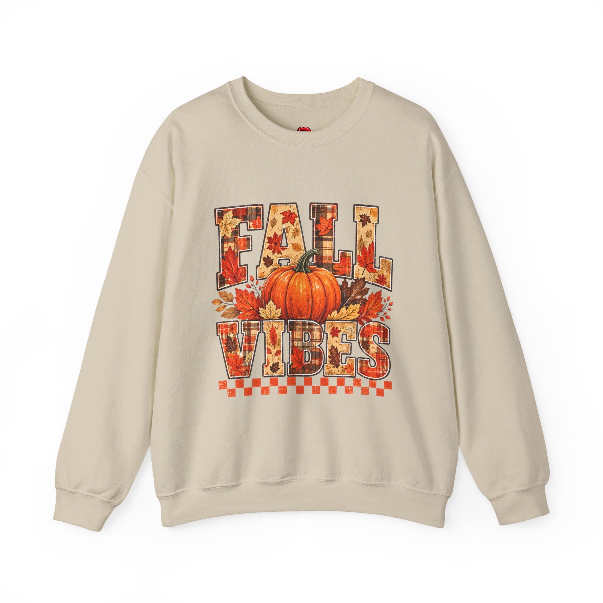 Pumpkin & Leaves Fall Vibes Crewneck