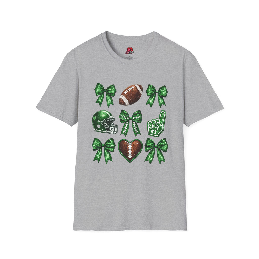 Football Cheer Bow T-Shirt
