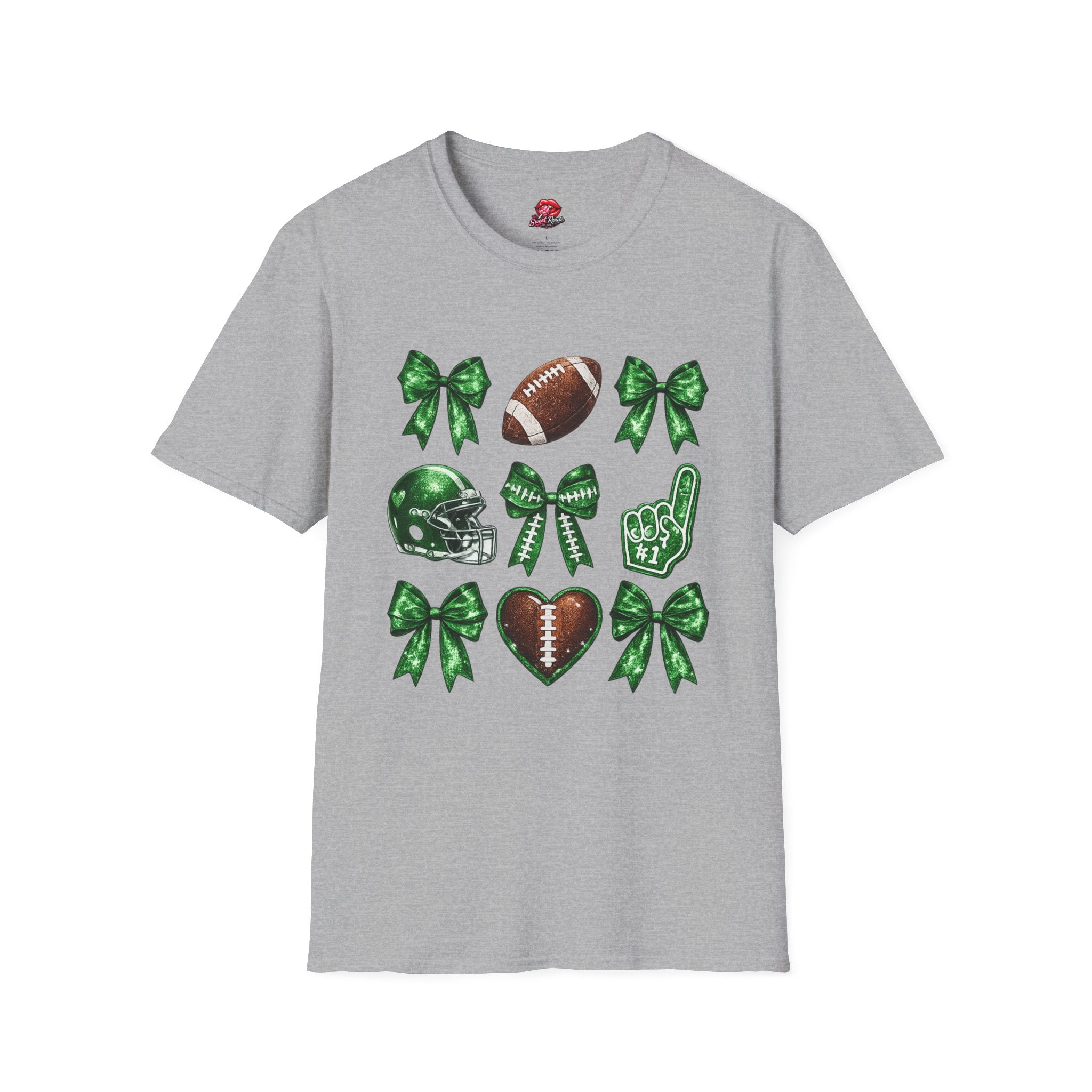 Football Cheer Bow T-Shirt
