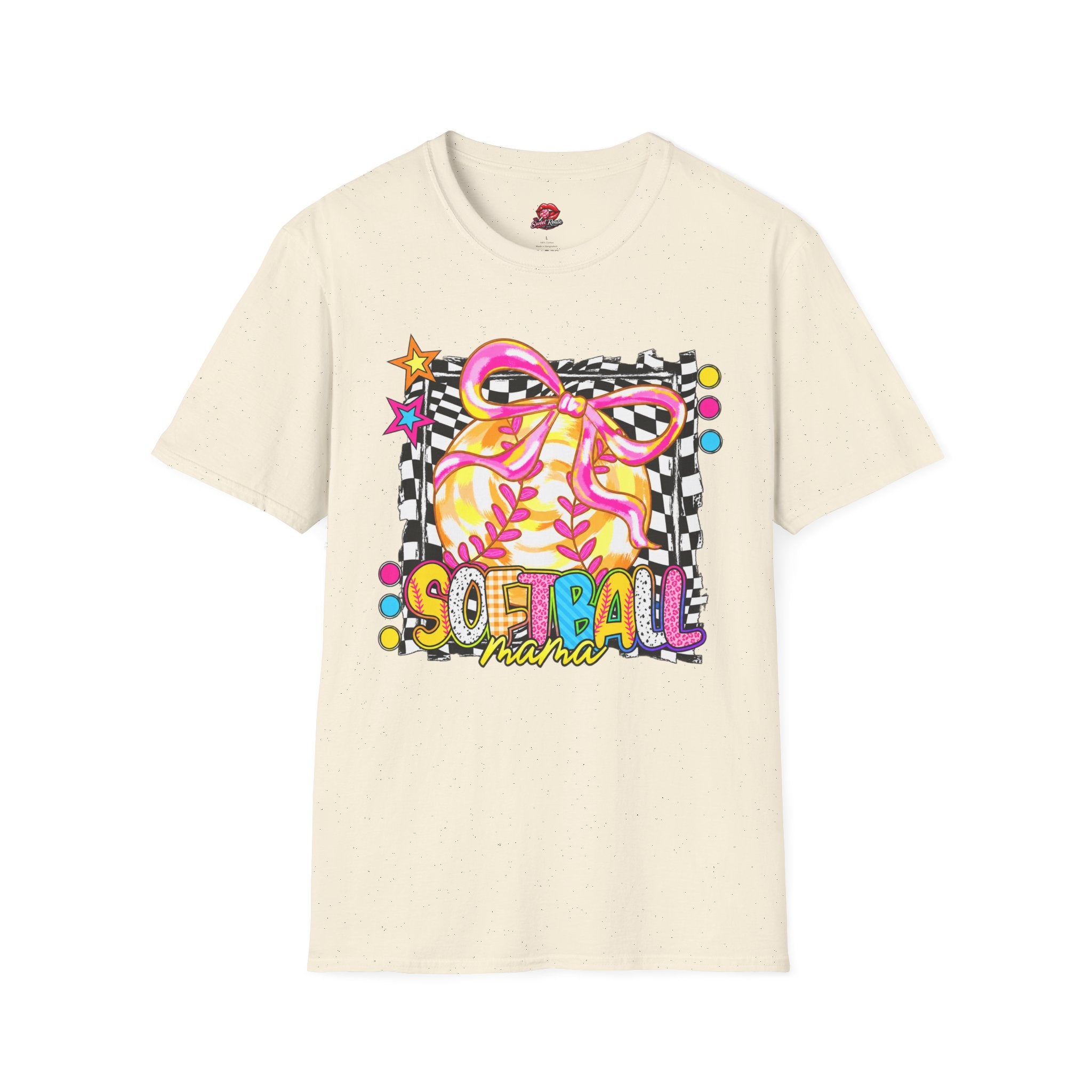 Softball Mama Bow T-Shirt
