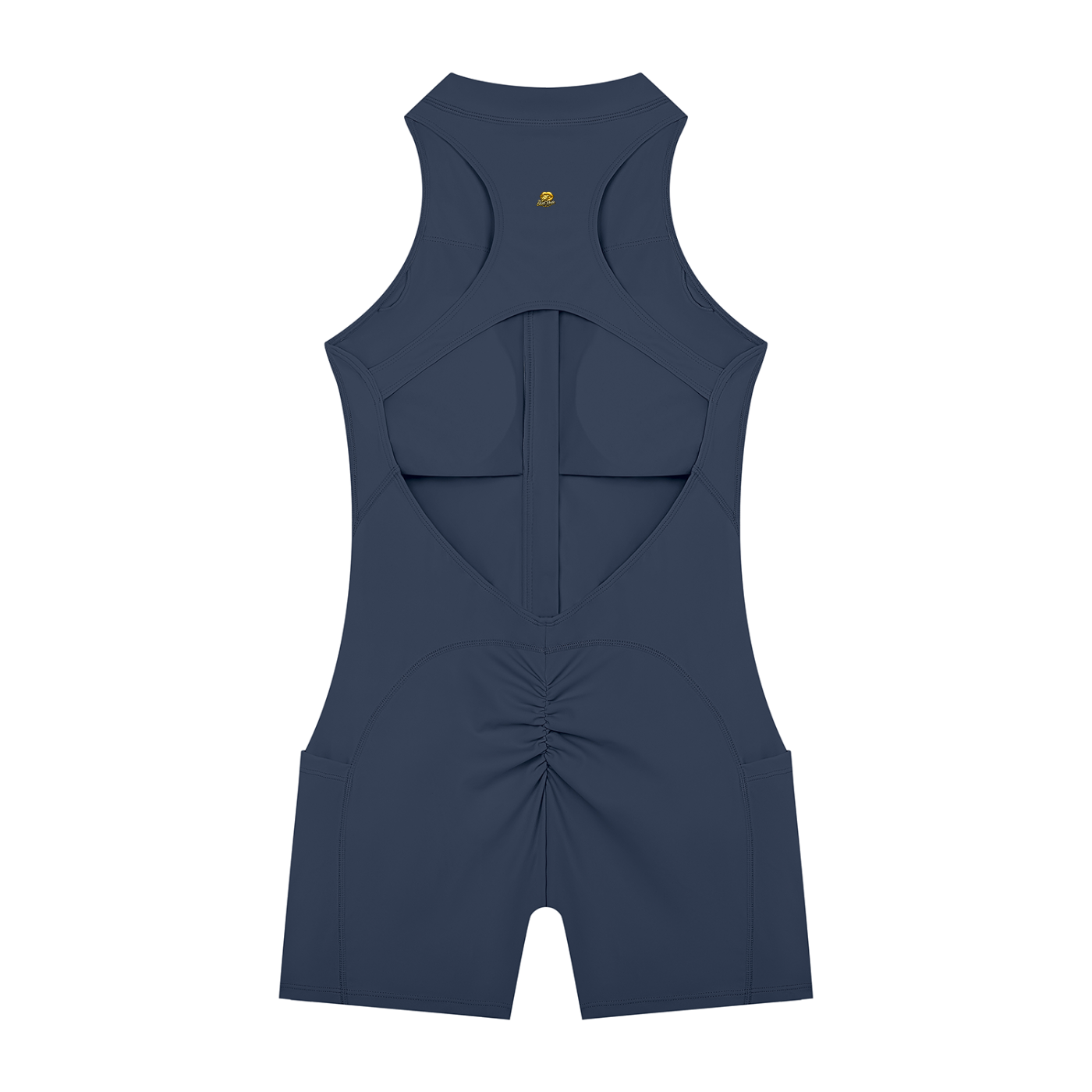 Sweet Route Women’s Quarter-Zip Yoga Romper
