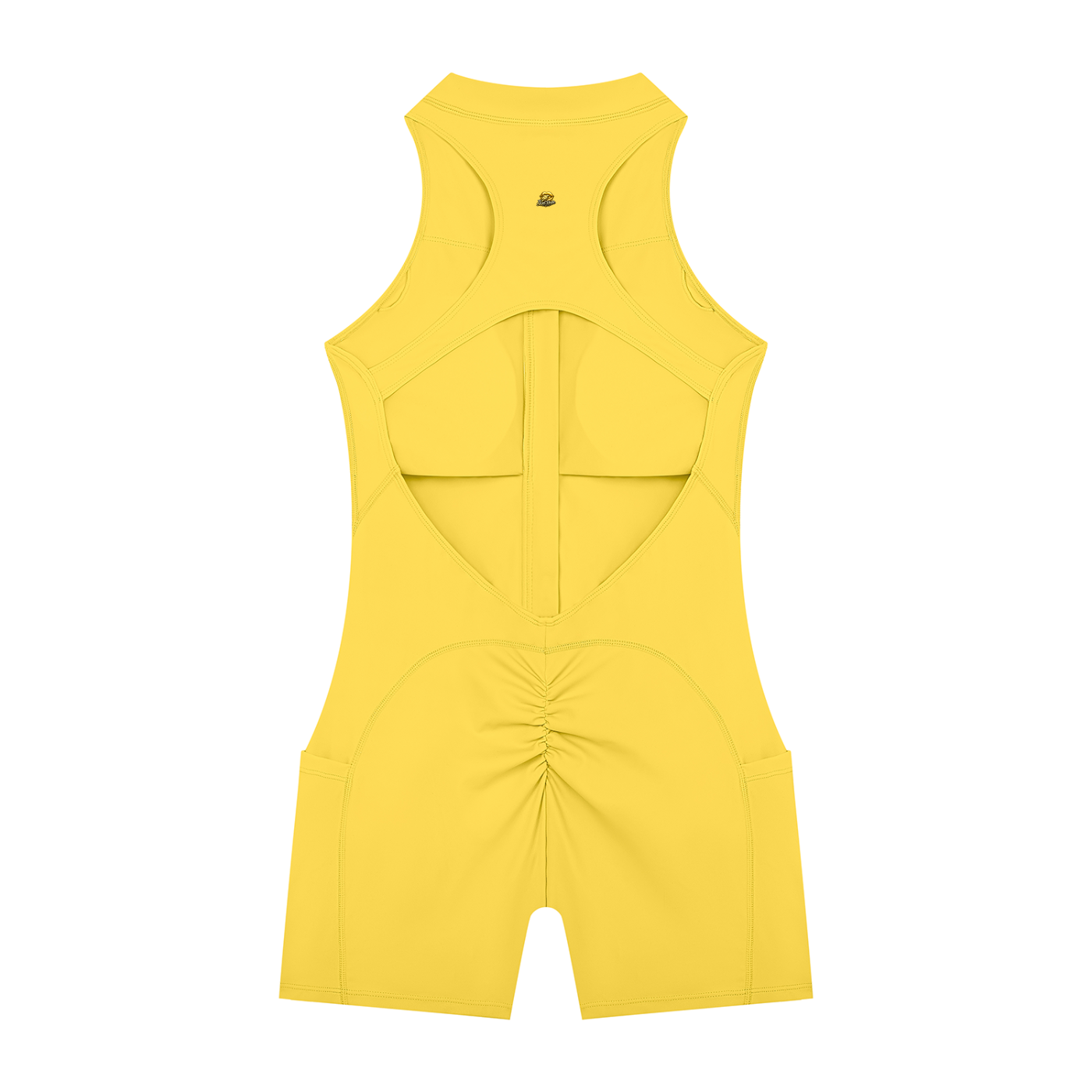 Sweet Route Women’s Quarter-Zip Yoga Romper