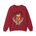 Fall Coffee Skeleton Hands Cozy Autumn Pullover