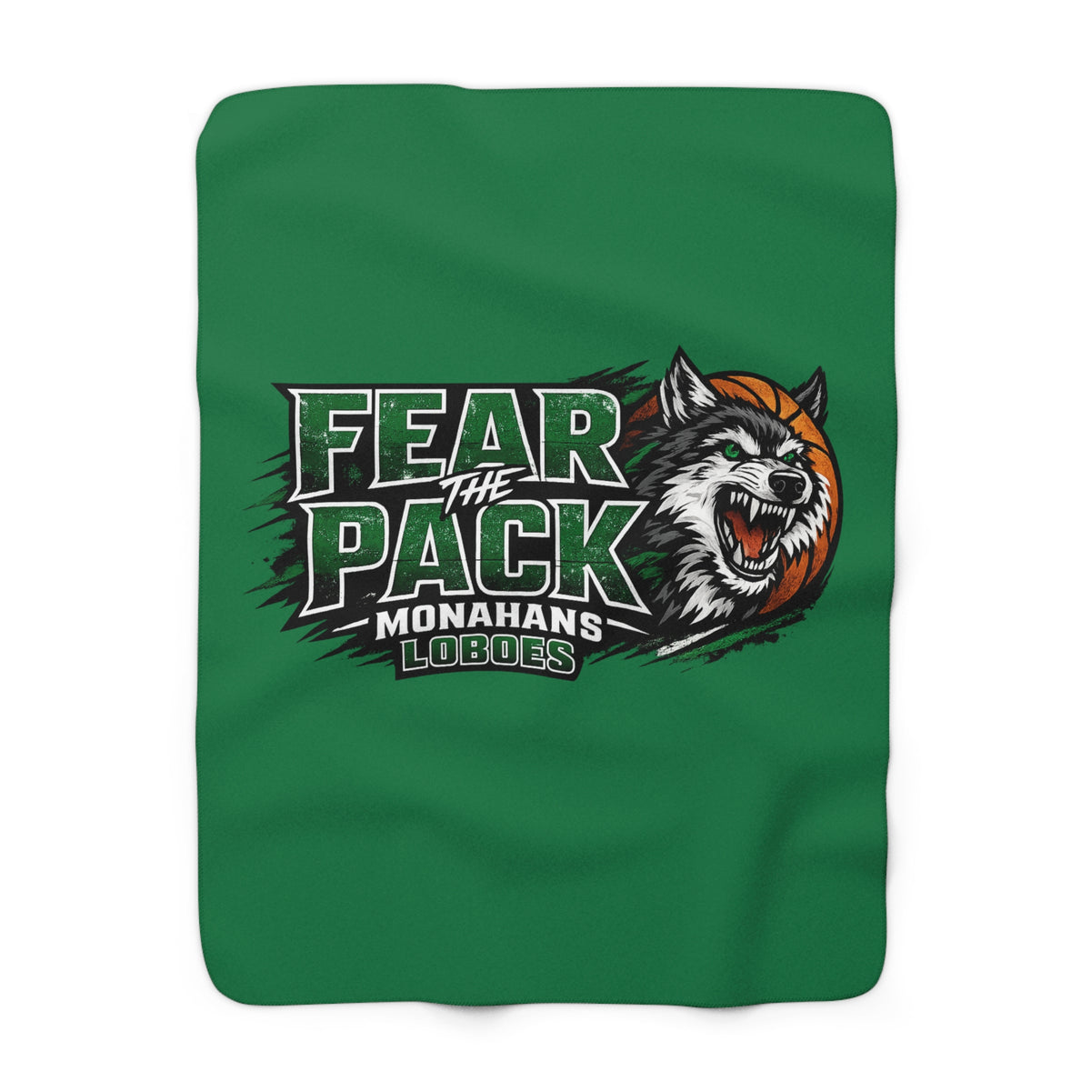 Monahan's Loboes Sherpa Fleece Blanket