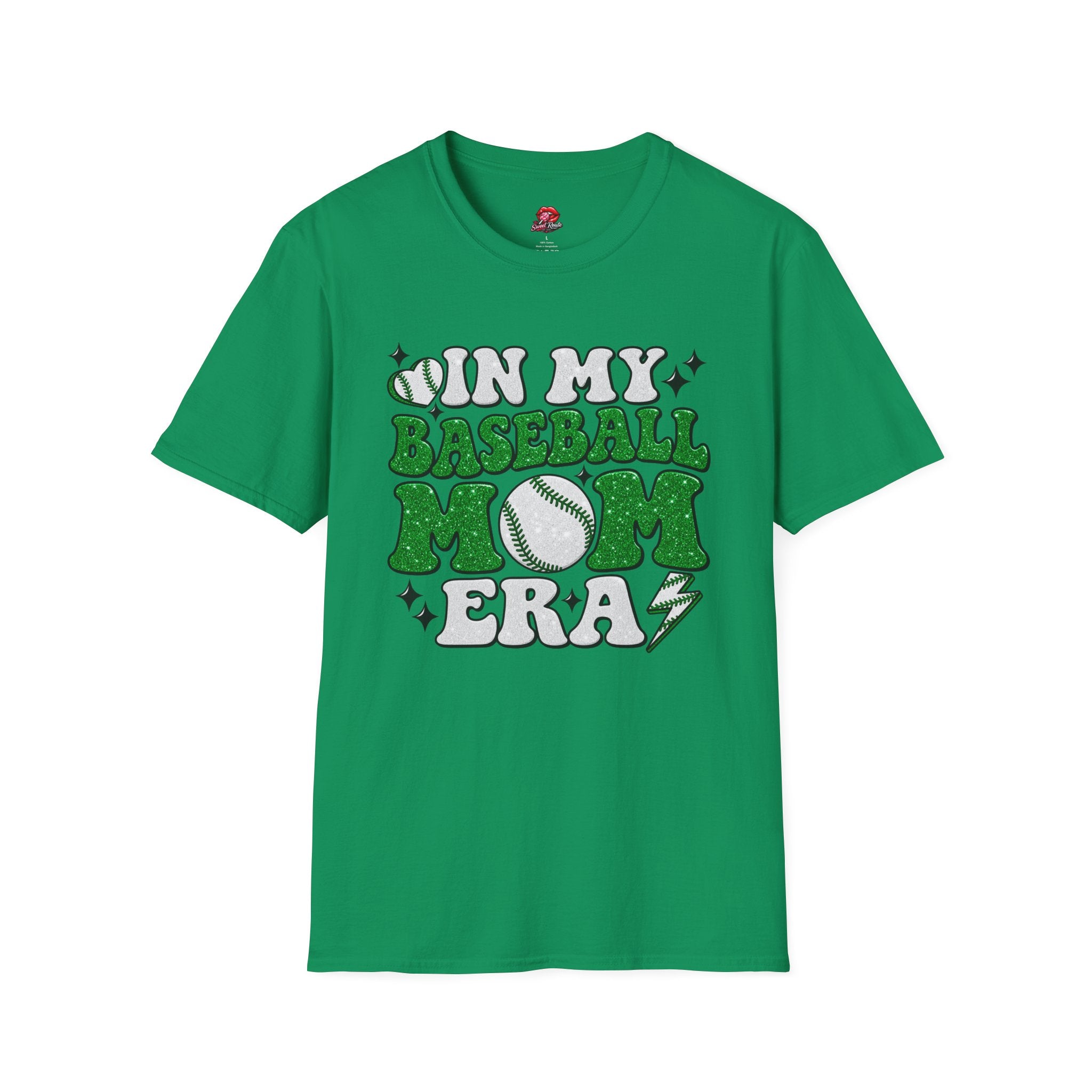 In My Baseball Mom Era Green Tee