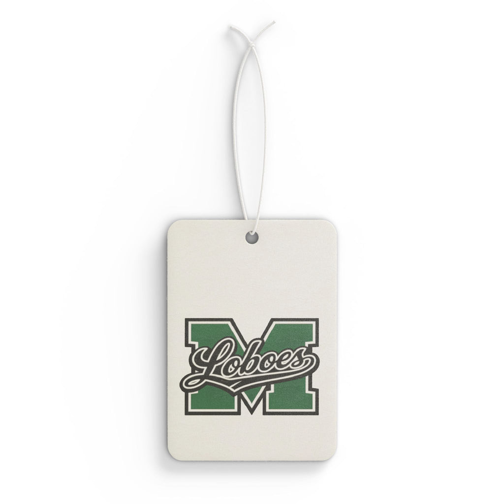 Loboes M Green 'M' Car Air Freshener