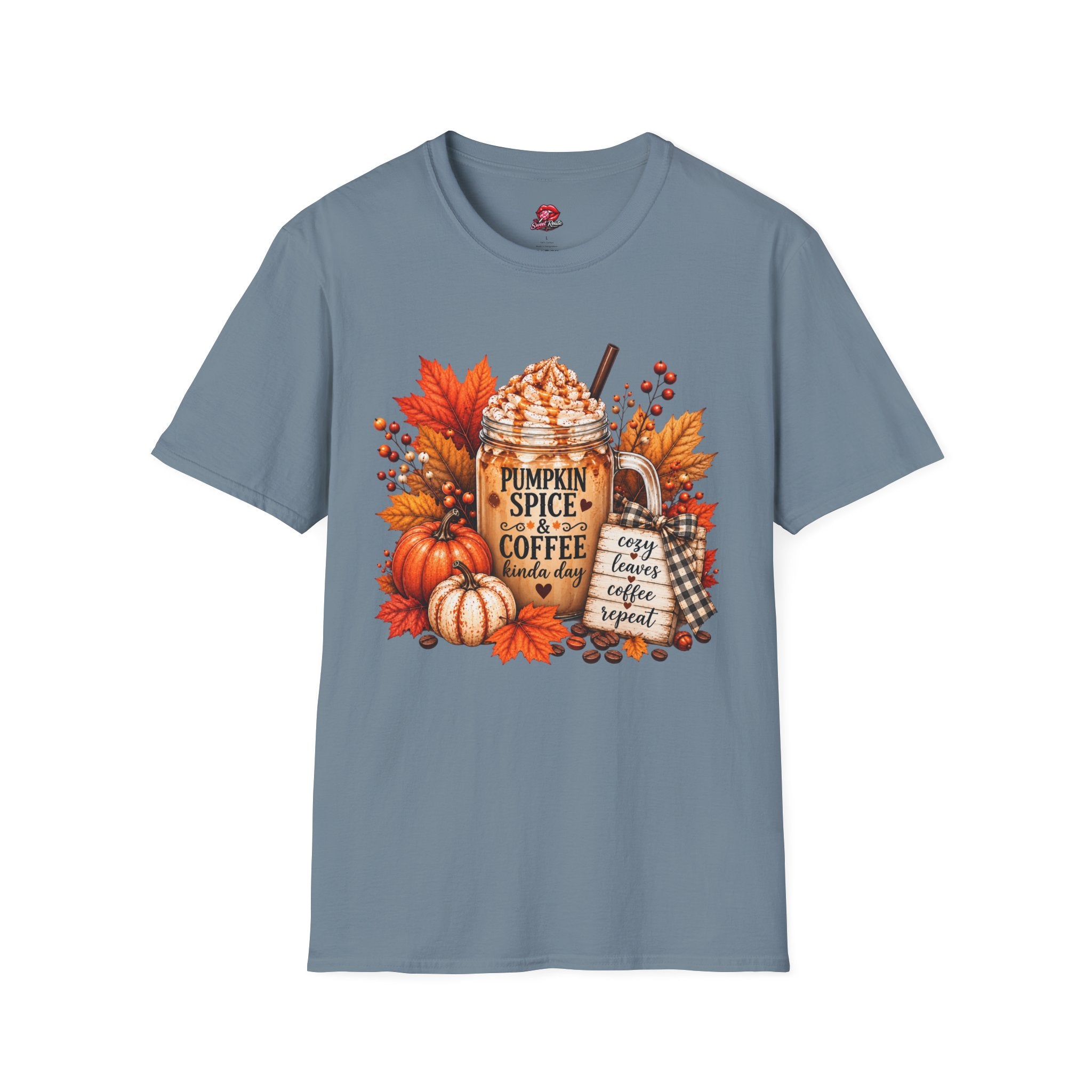 Autumn Leaves & Cozy Mug Tee