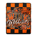 Wink Wildcats Sherpa Blanket