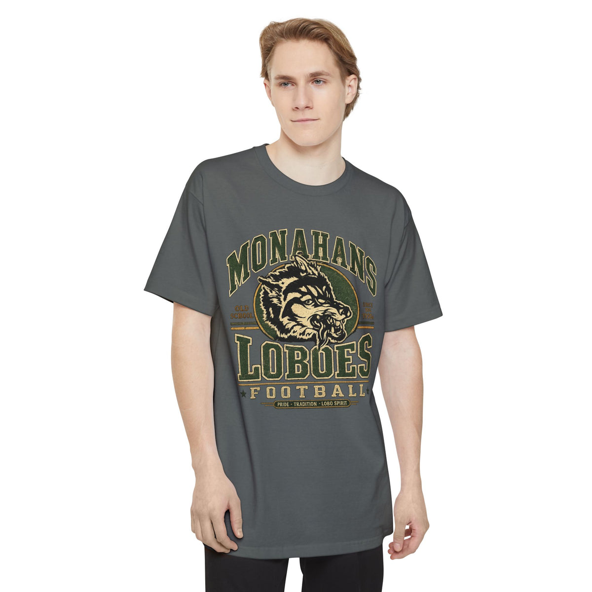 Monahans Loboes Football  Tall T-Shirt