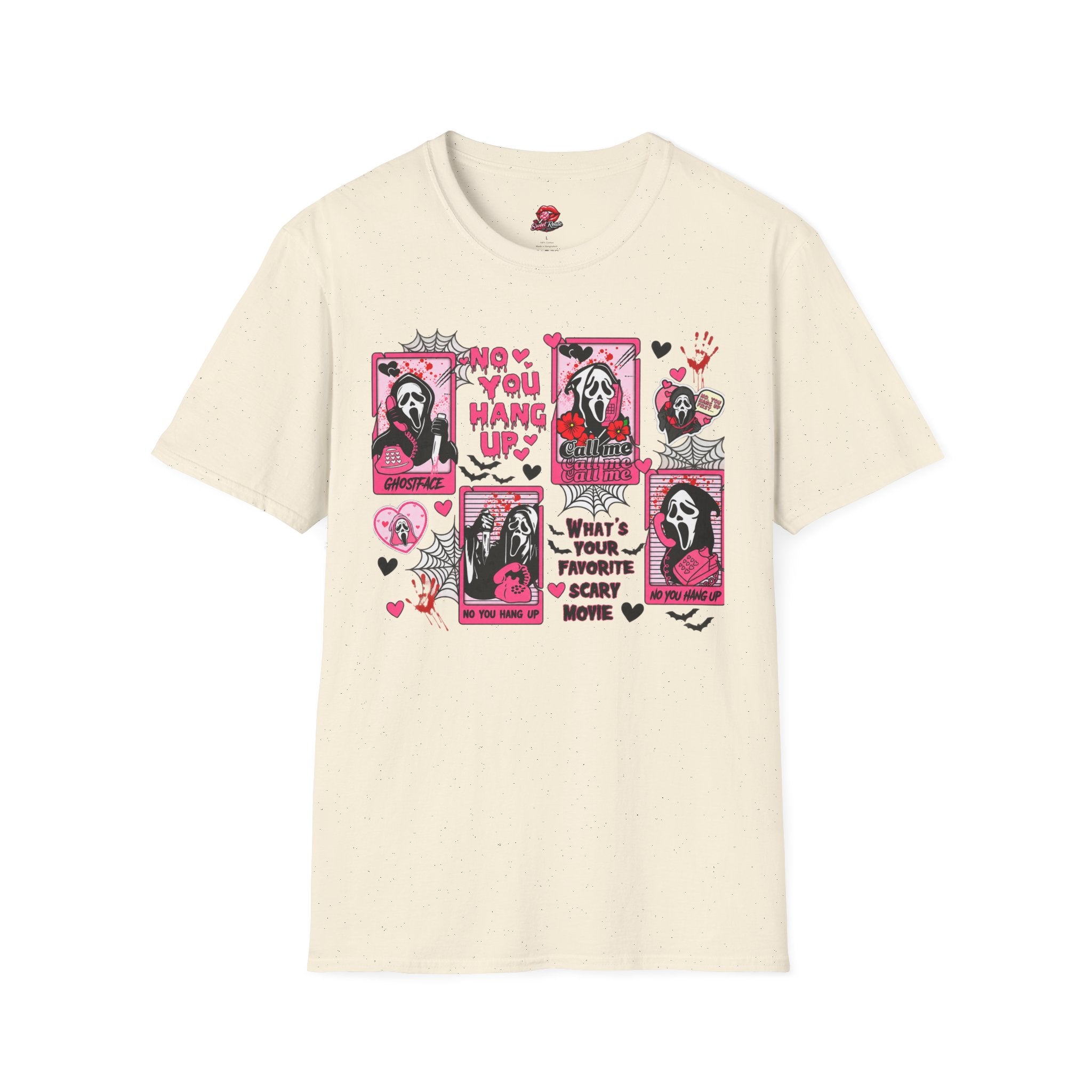 Ghost face graphic T‑Shirt