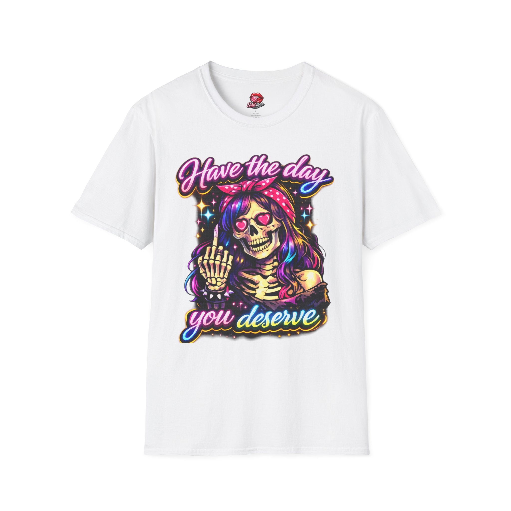 Have the Day Skull Girl Graphic T-Shirt