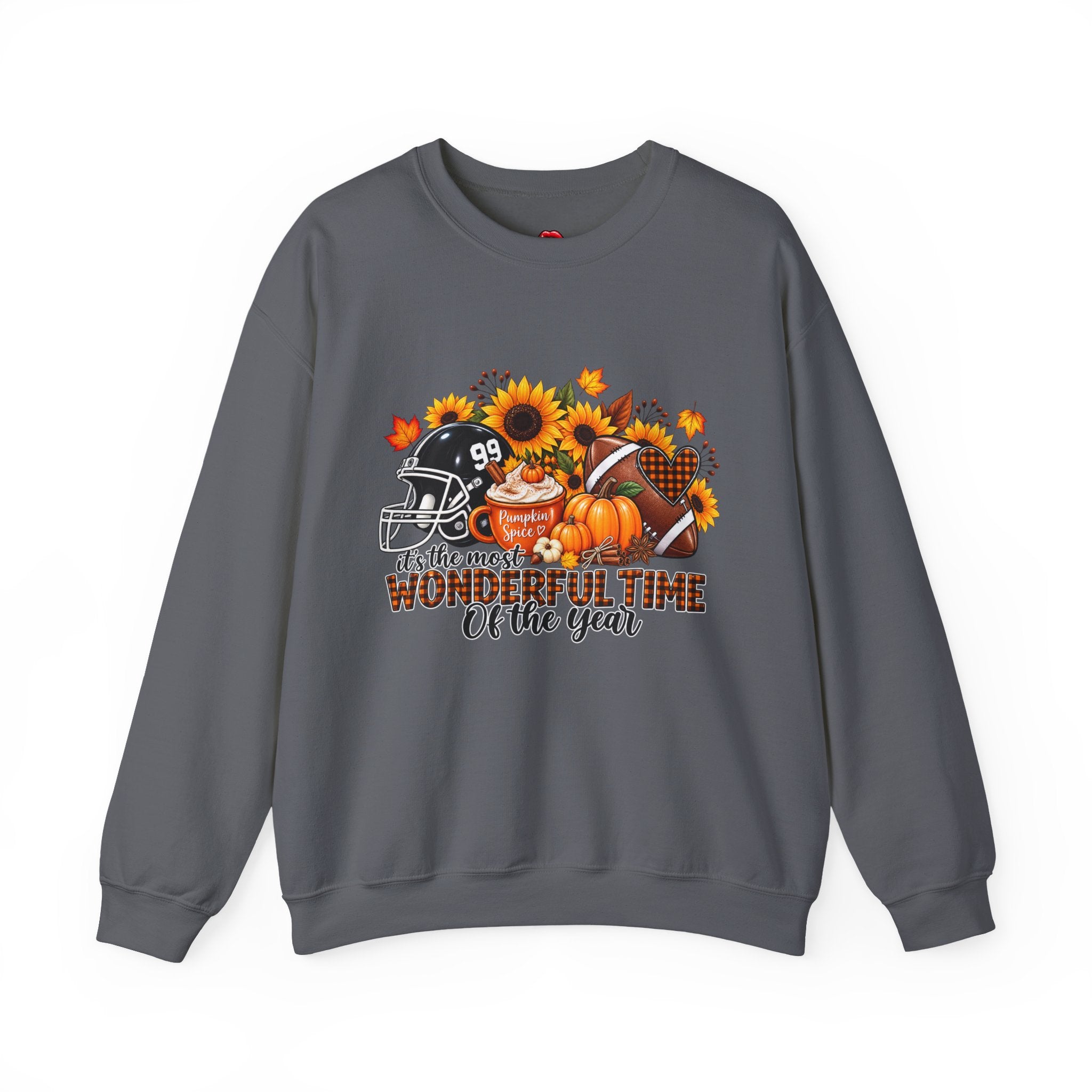 It's the Most Wonderful Time of the Year Pumpkin & Sunflower Fall  Crewneck