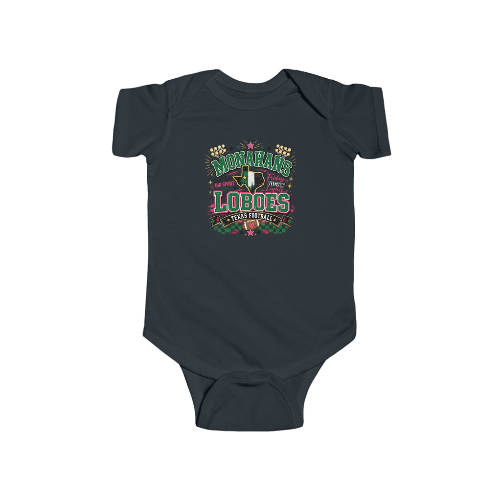 Infant Green and Pink Loboes Bodysuit