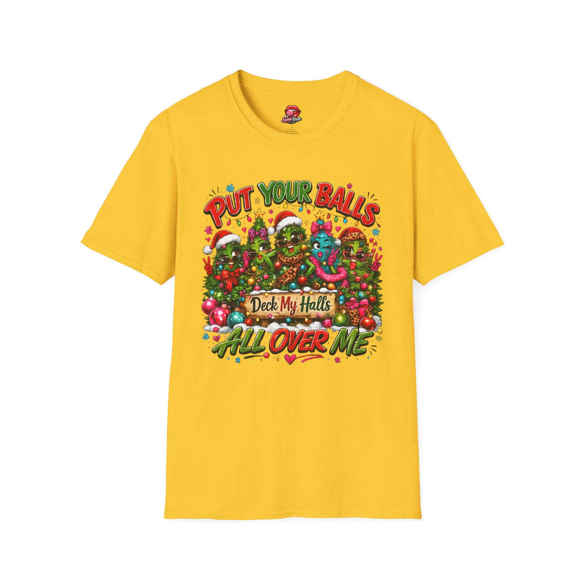 Put Your Balls Christmas Tree T-Shirt