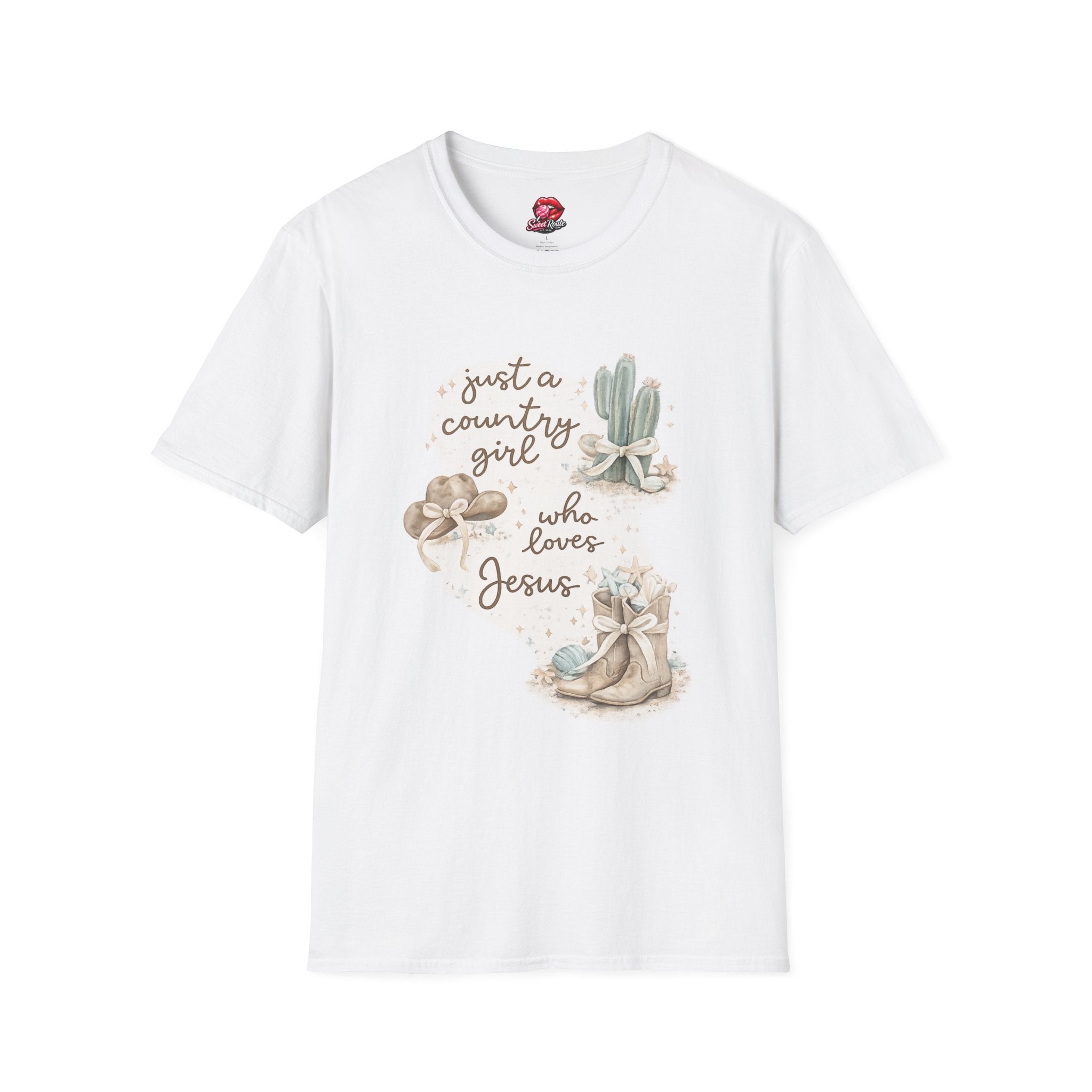 Just a Country Girl Who Loves Jesus T-Shirt