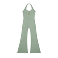 Sweet Route Women’s Halter Flared Jumpsuit