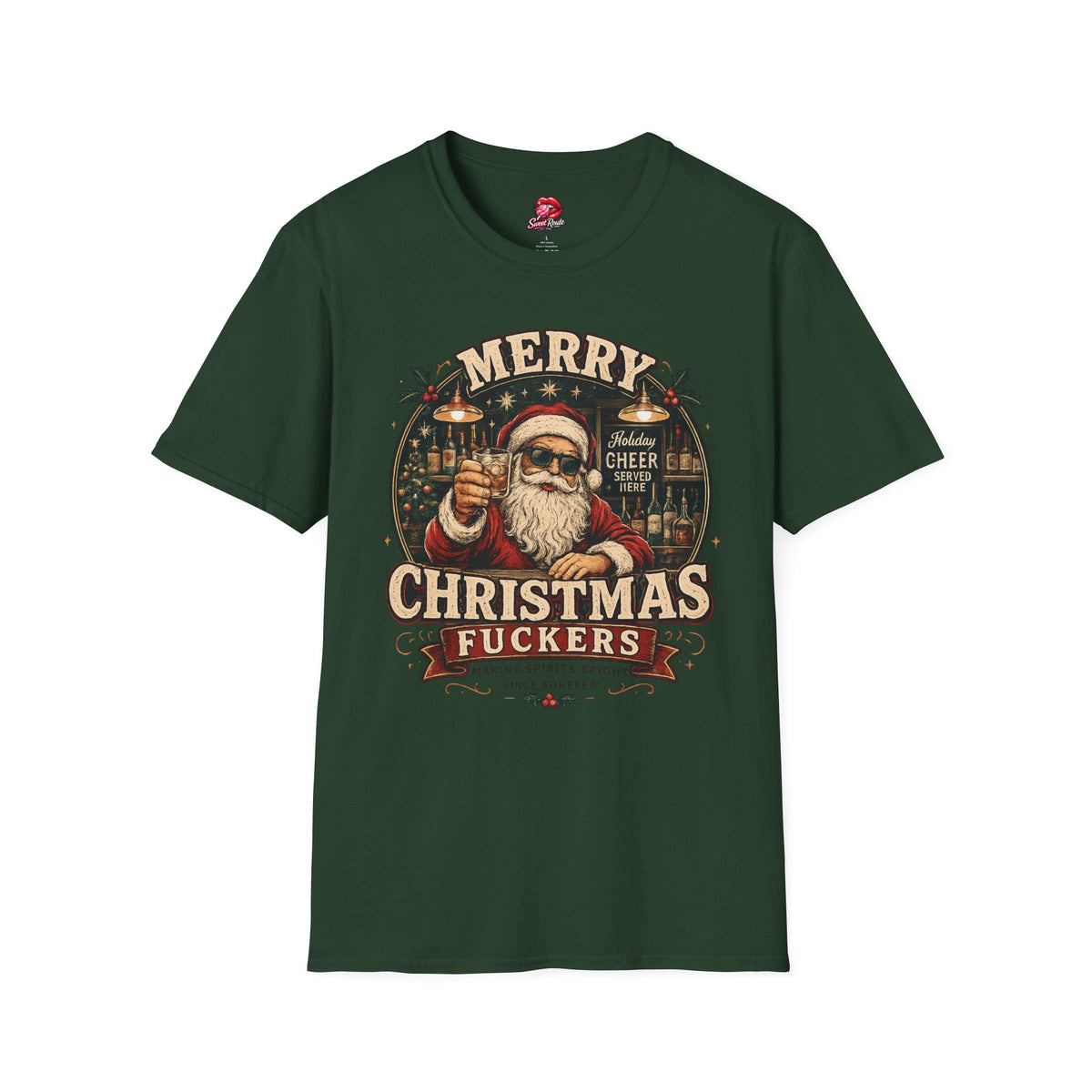 Merry Christmas Santa Illustration T-Shirt