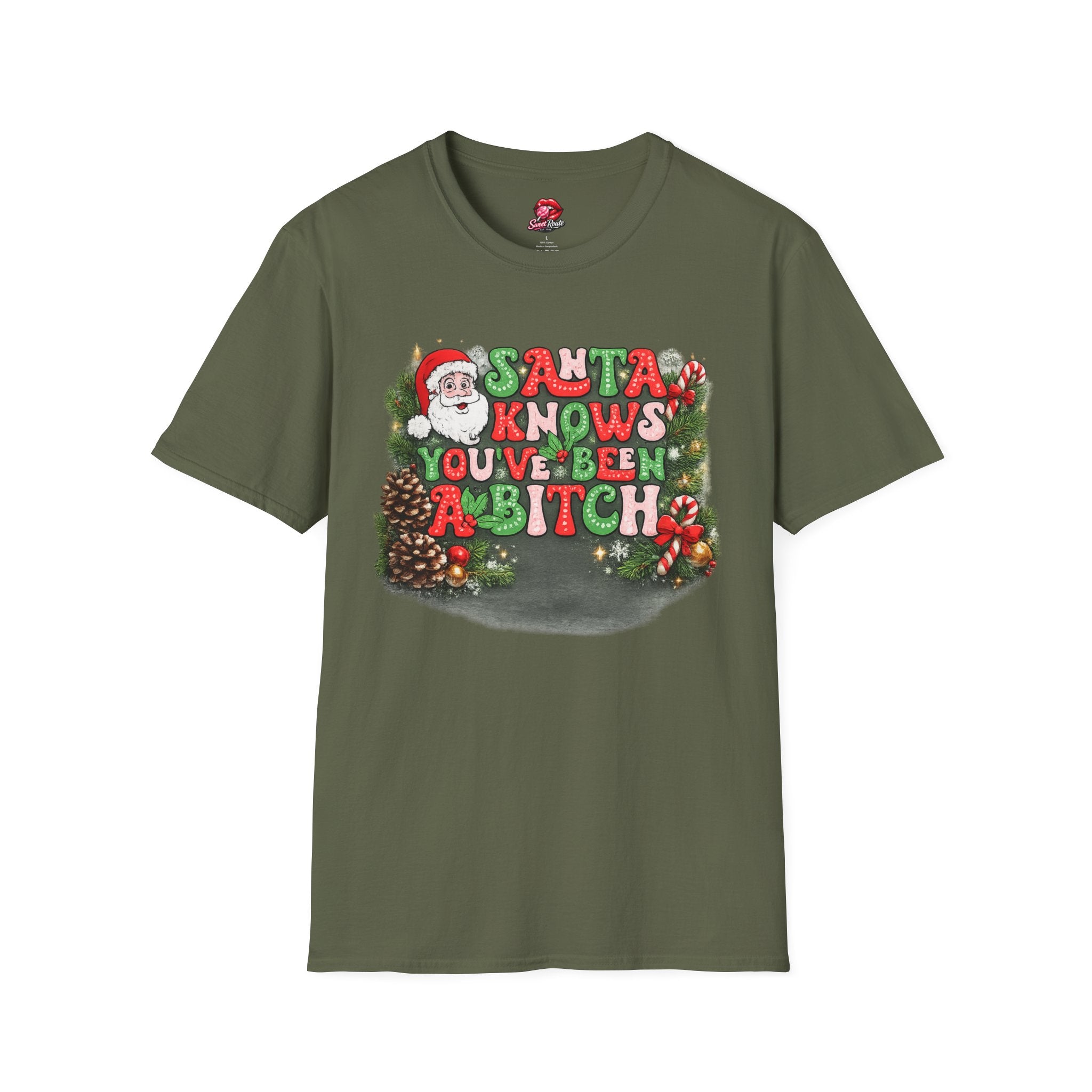 Santa Knows You've Been A Bitch T-Shirt