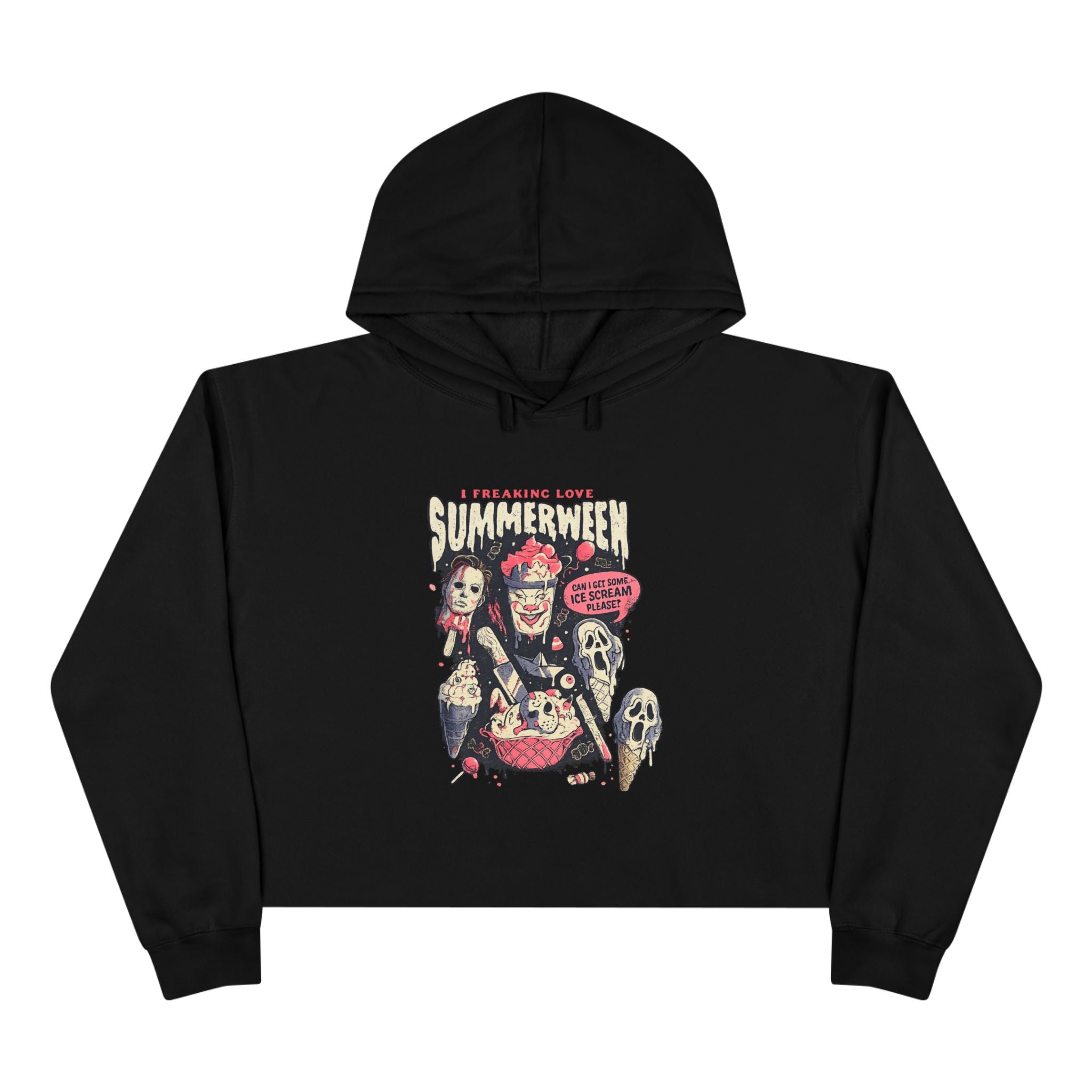 Summerween Crop Hoodie