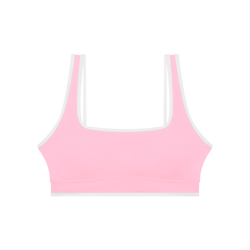 Sweet Route Women's Color Block Yoga Sports Bra