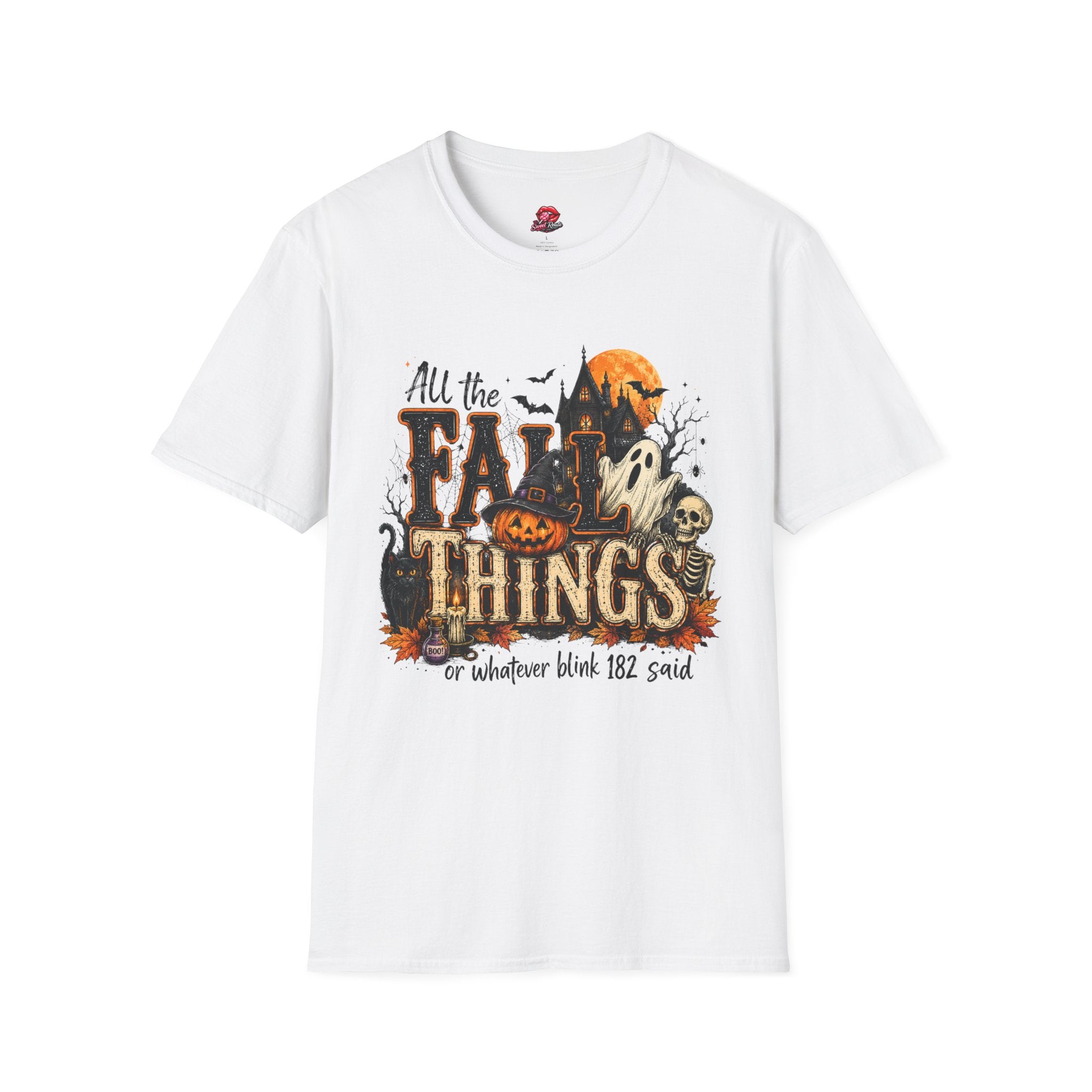 All the Fall Things Graphic T-Shirt | Cozy Autumn Pumpkin Retro Tee
