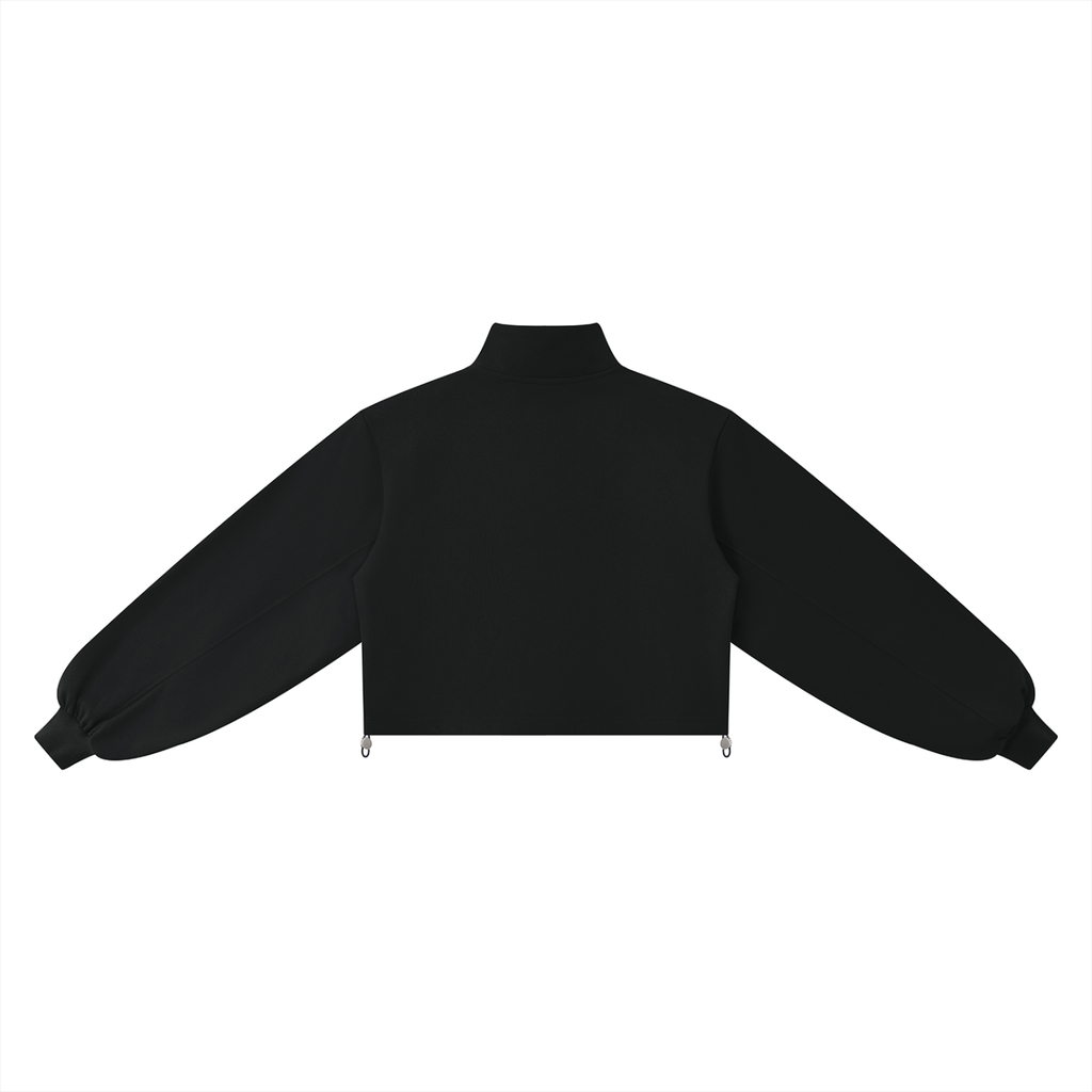 Sweet Route Women’s Mock-Neck Quarter-Zip Sweatshirt