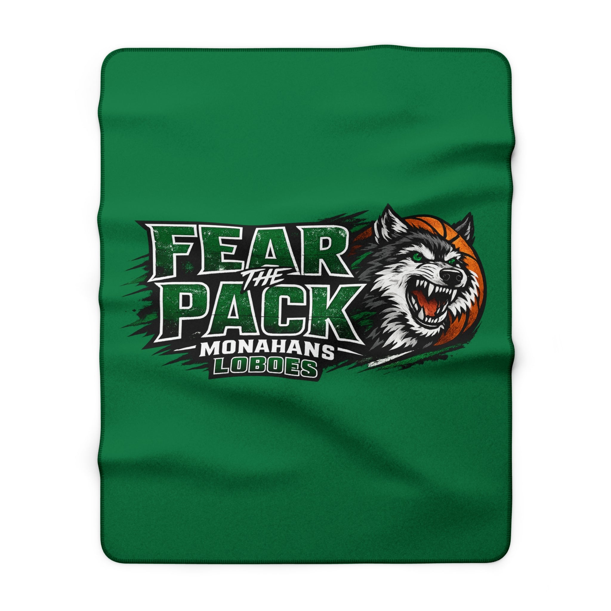 Fear The Pack "Monahan's Loboes" Sherpa Fleece Blanket