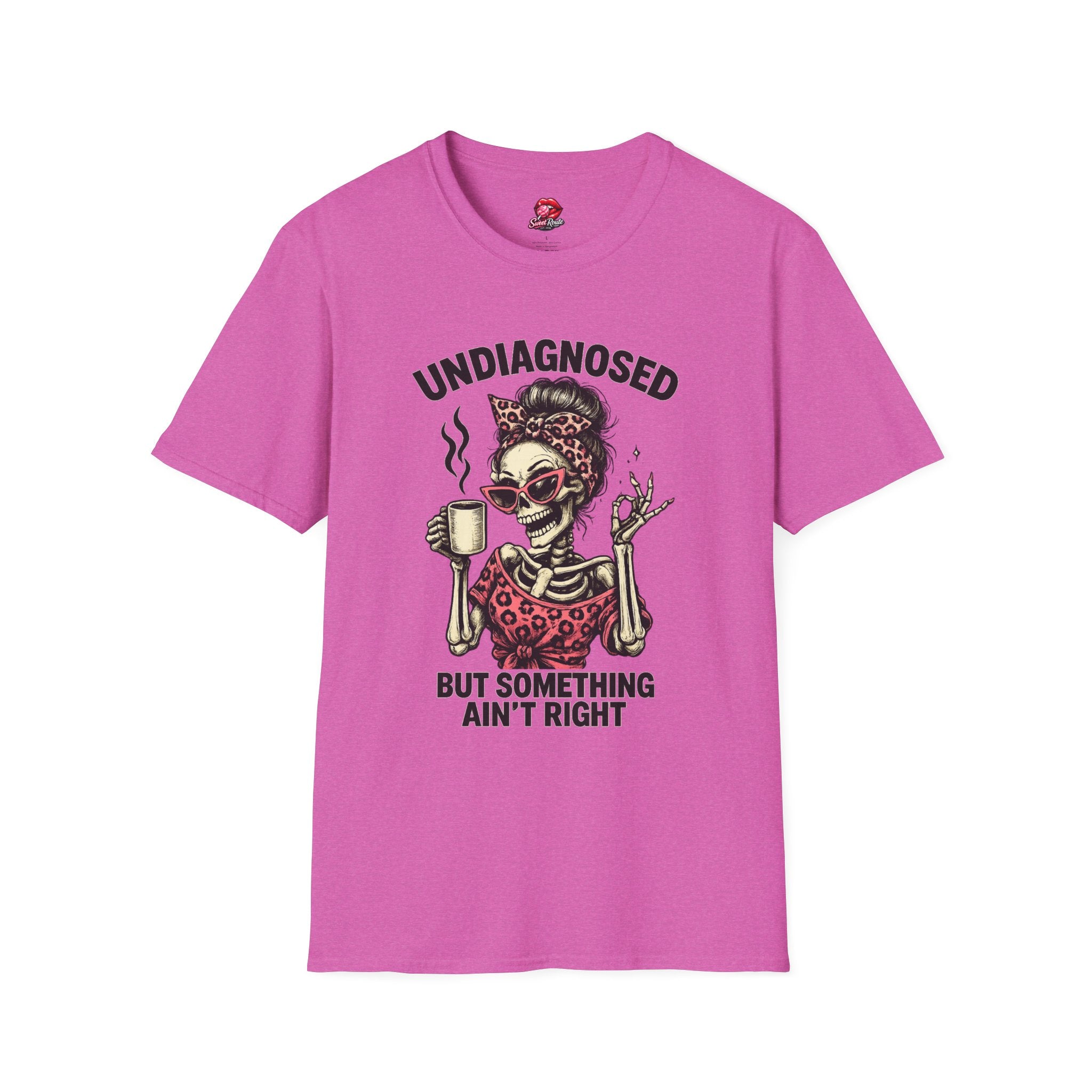 Undiagnosed Skull Lady Coffee Tee