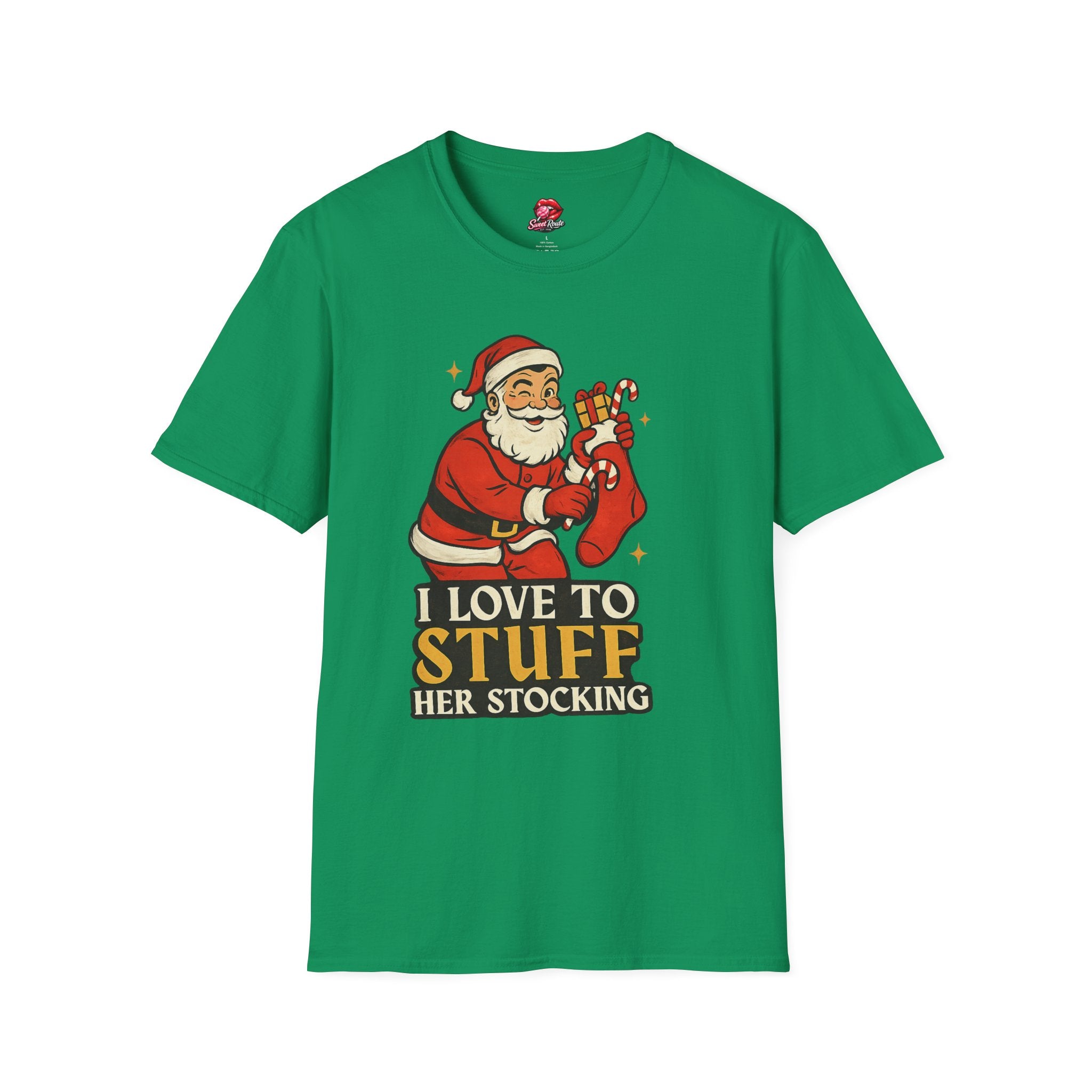 Santa stuffing her stocking T-Shirt
