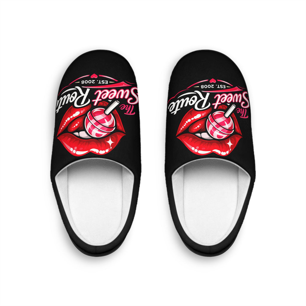 Women's Black The Sweet Route Slippers