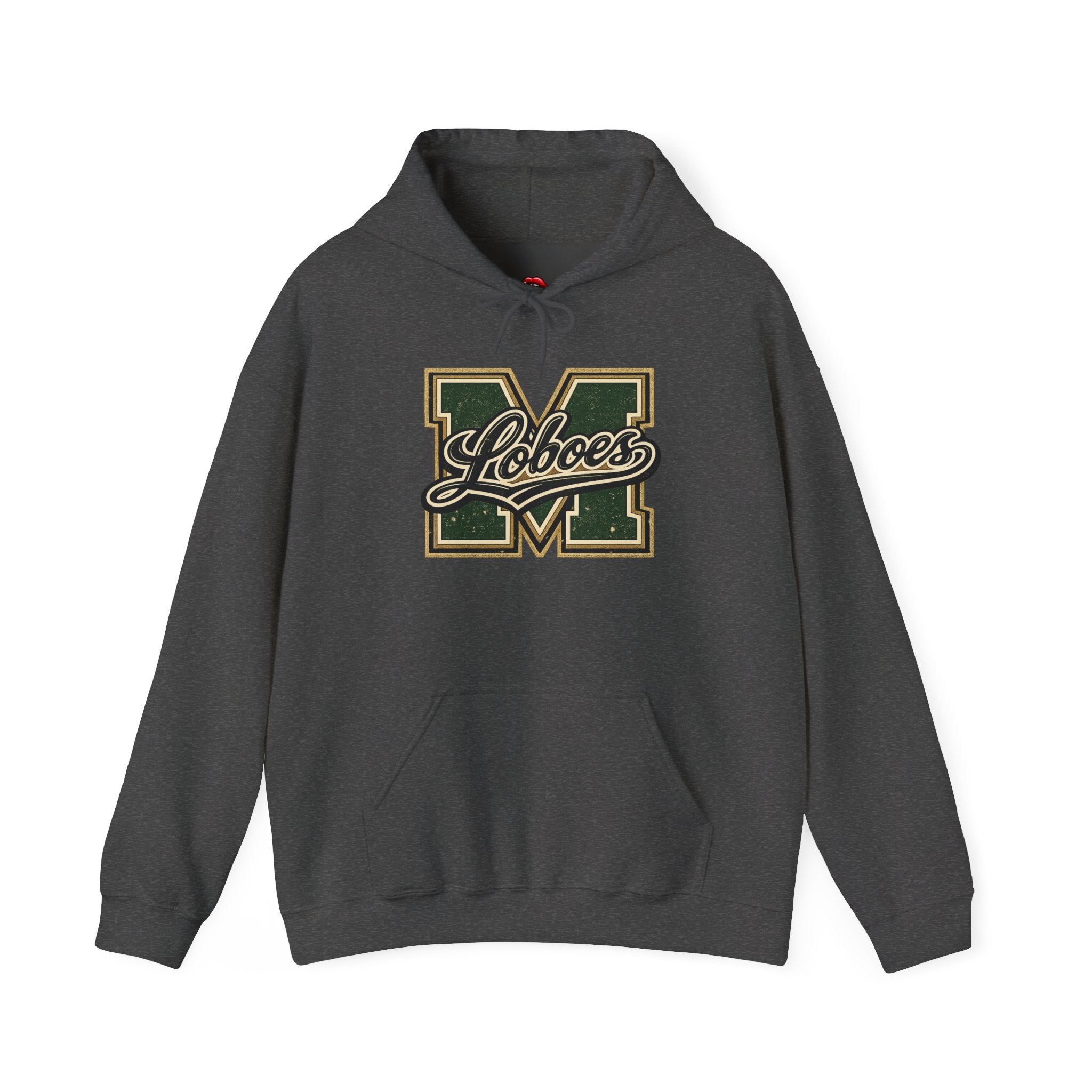Loboes Vintage Letter M Hoodie