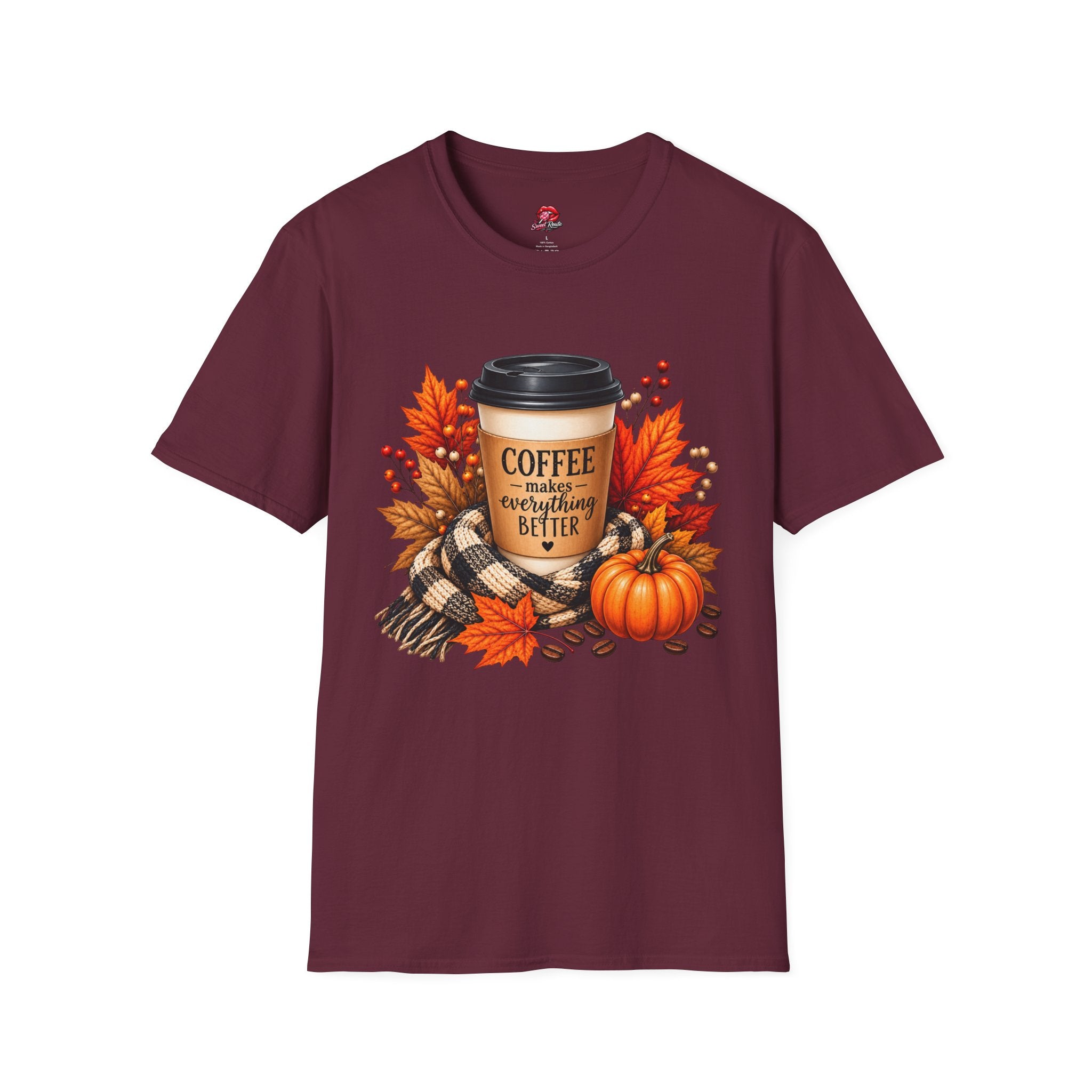 Coffee Makes Everything Better Fall T-Shirt