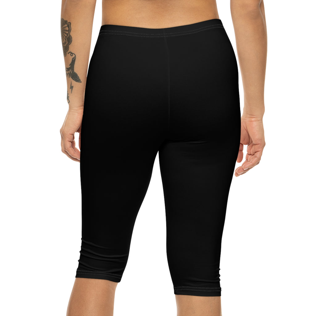 Black Capri Leggings for Women