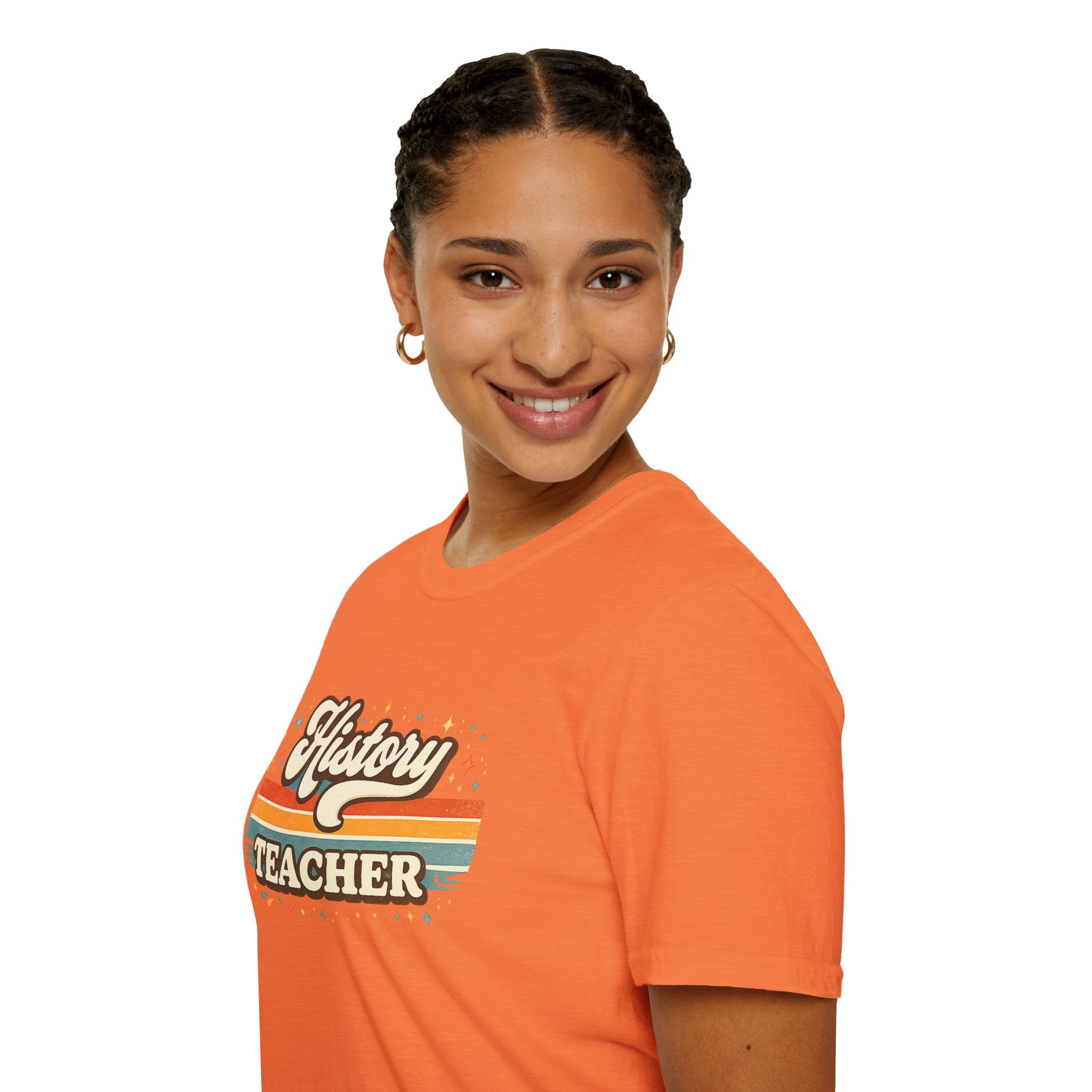 Retro History Teacher T-Shirt | Vintage Stripe History Teacher Shirt | Social Studies Teacher Tee | Back to School Gift
