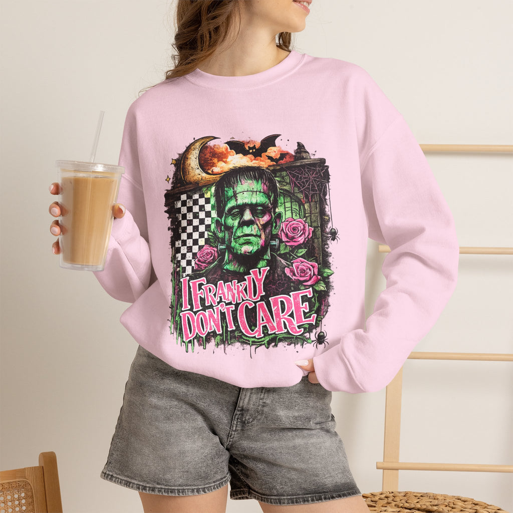 Frankenstein I Frankly Don't Care Sweatshirt