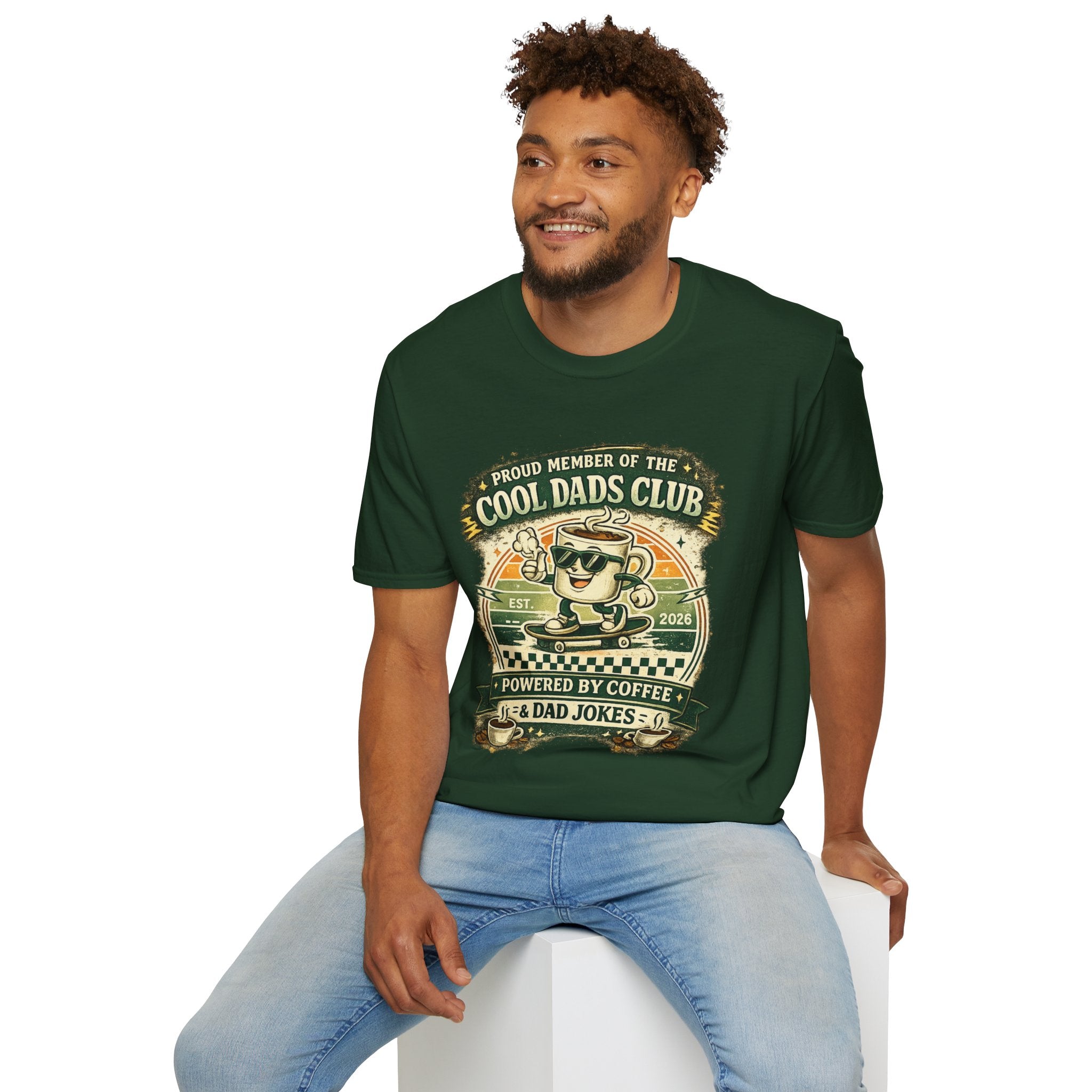 Cool Dads Club Coffee T-Shirt