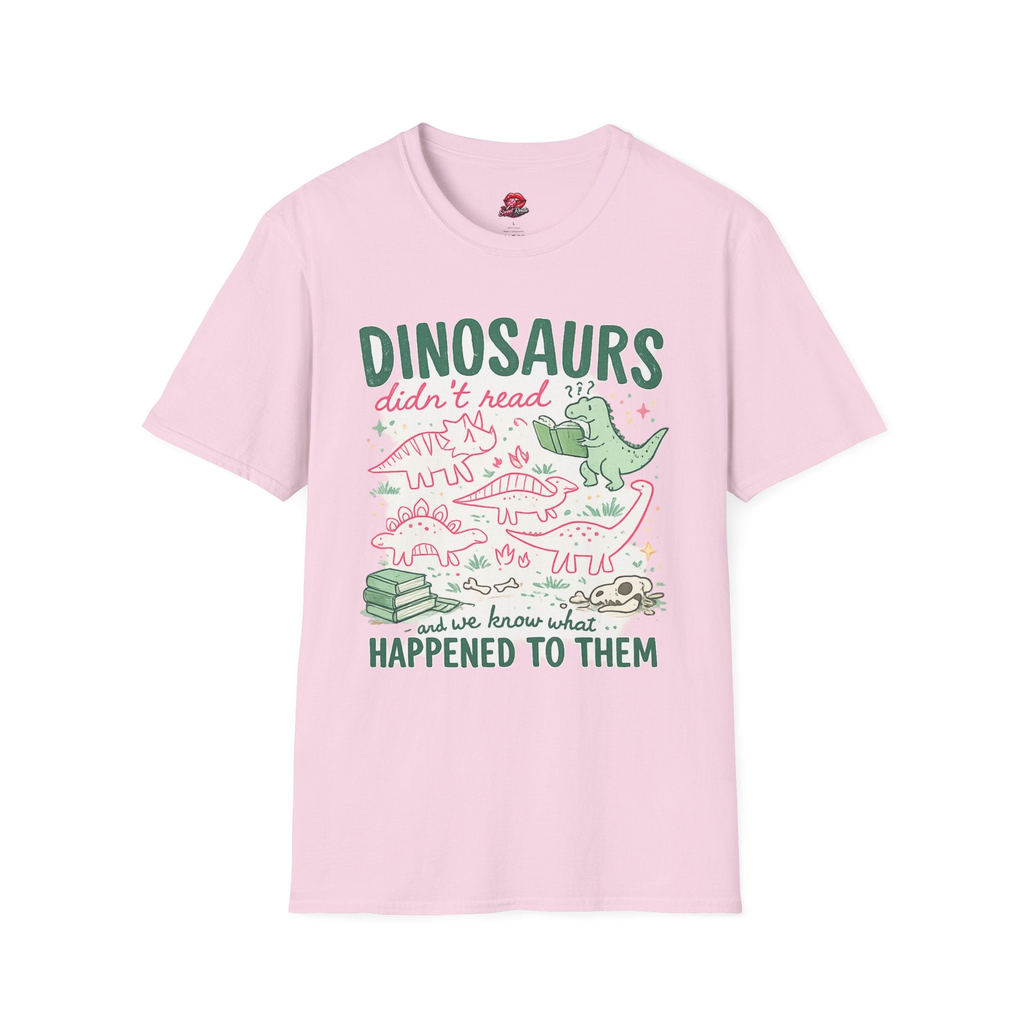 Dinosaurs Didn't Read Tee