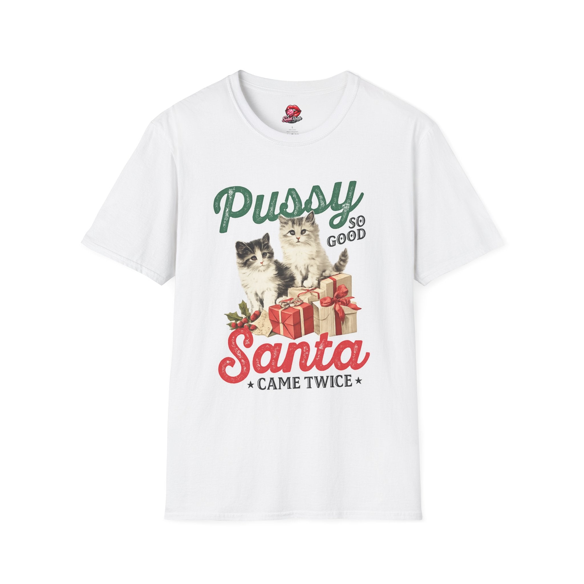 Pussy So Good kittens Santa T-Shirt