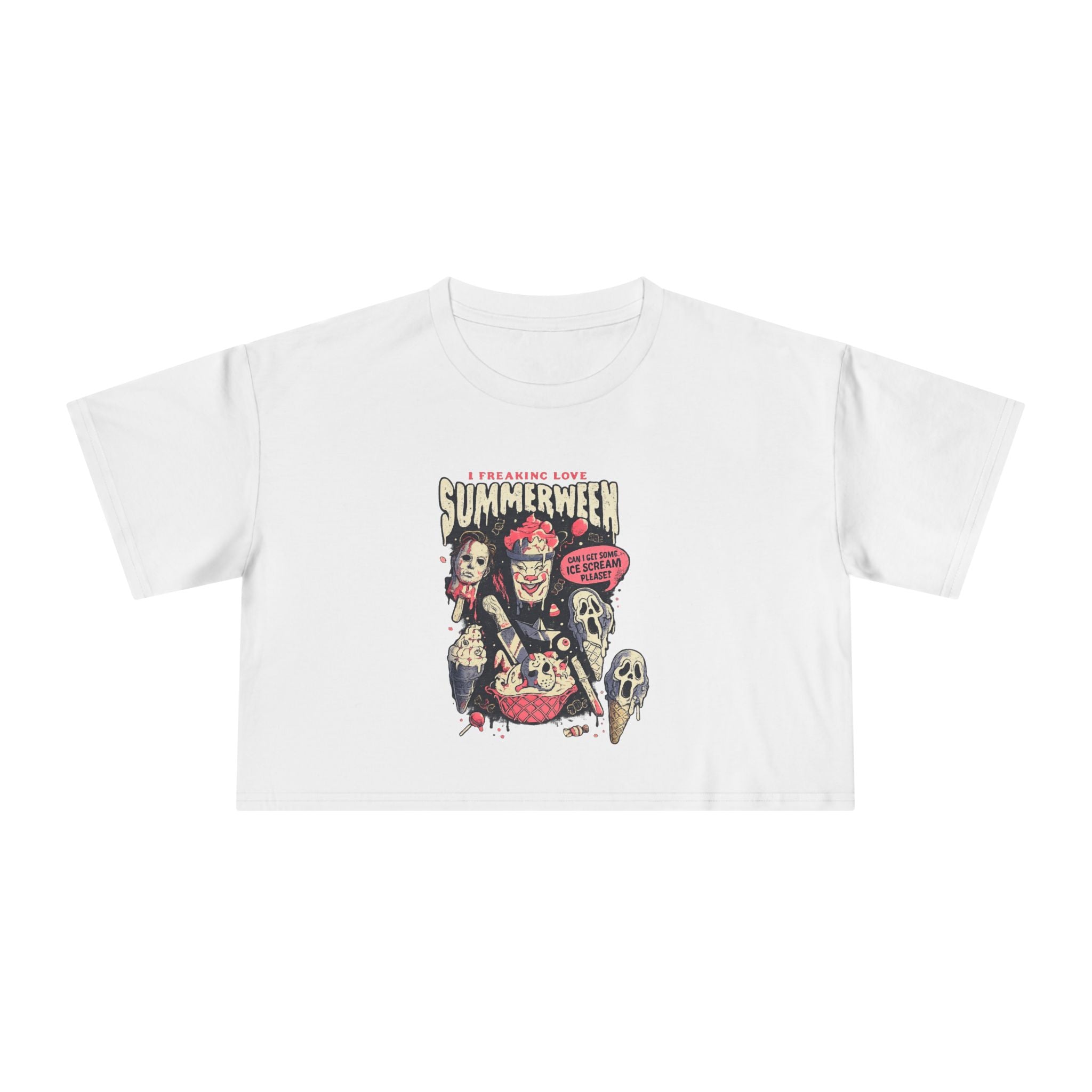 Summerween Horror Crop Top