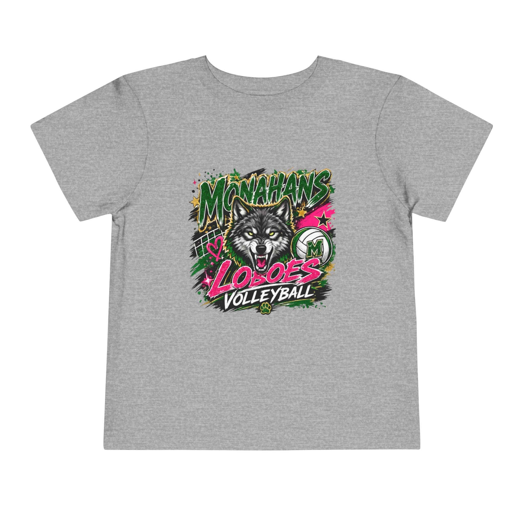 Monahans Loves Volleyball Toddler Tee