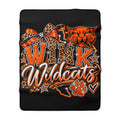 Wink Wildcats Sherpa Fleece Blanket