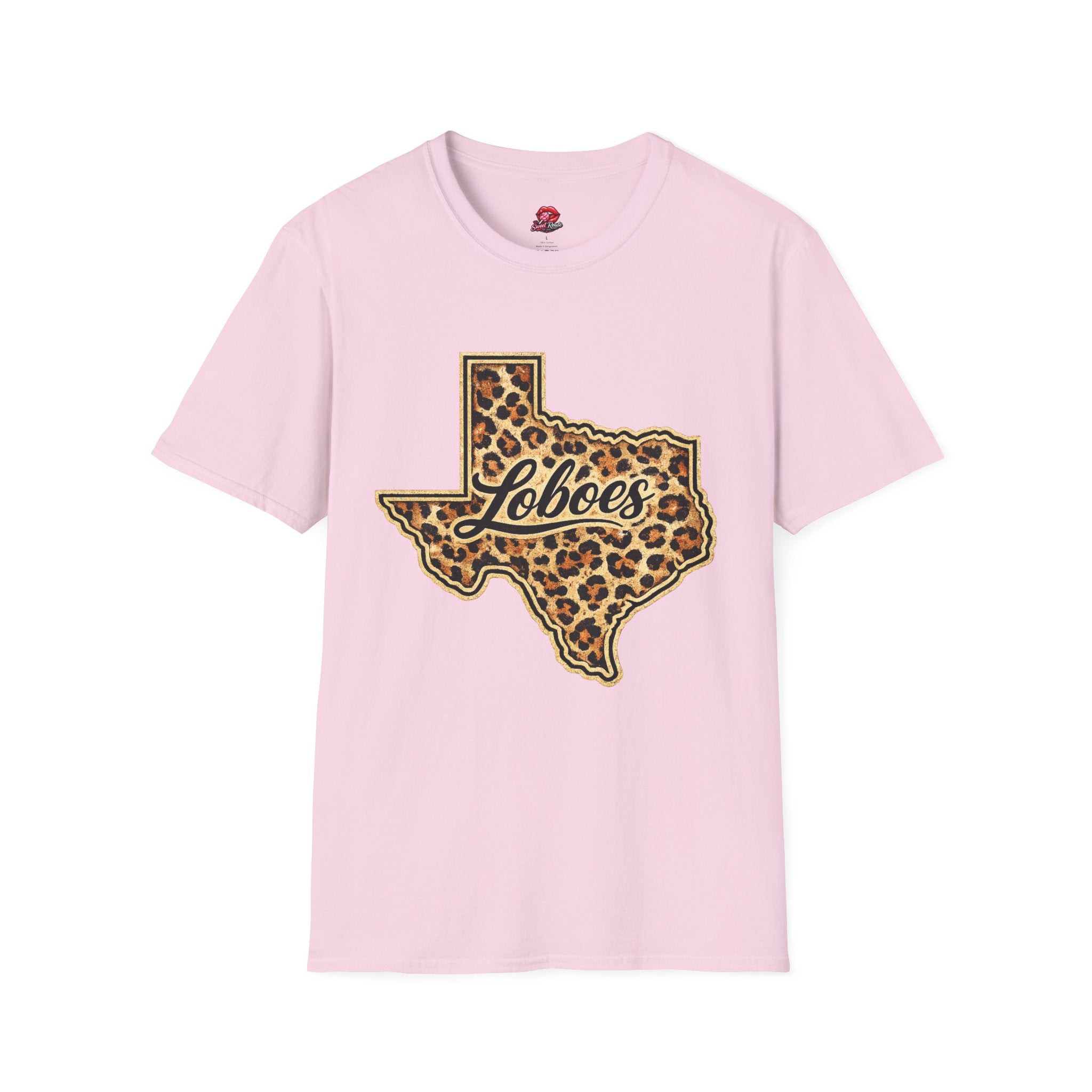 Texas Leopard Print 'Loboes' T-Shirt