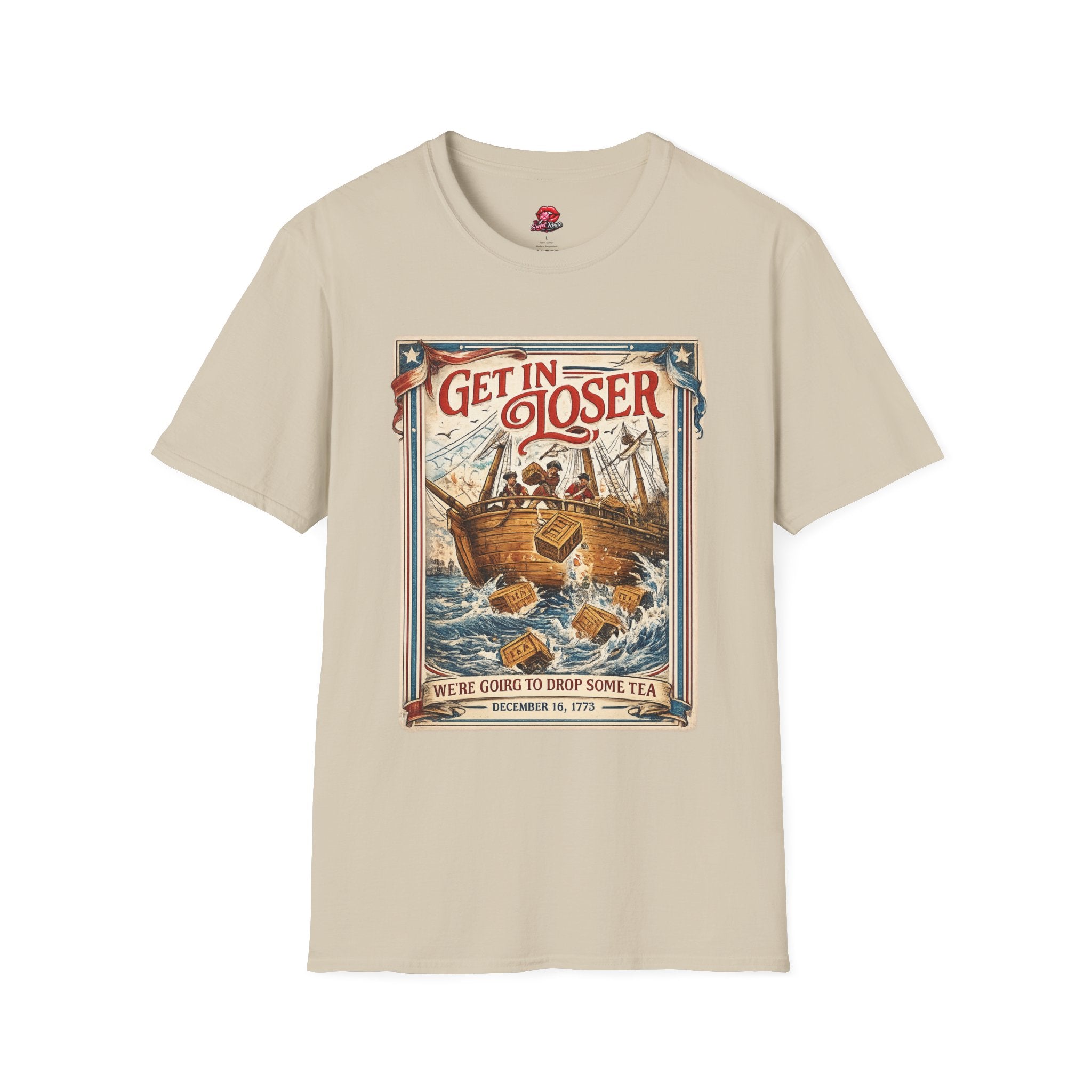 Get In Loser Vintage Sailboat T-Shirt