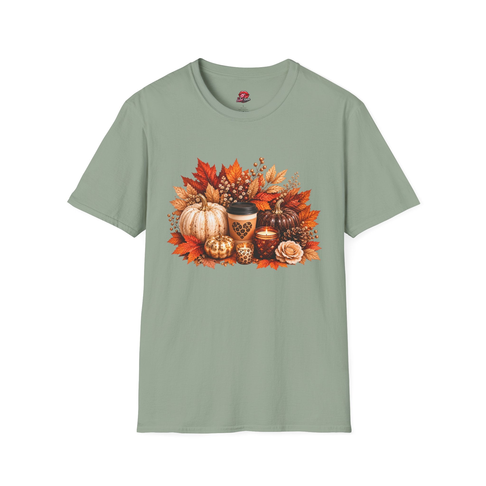 Autumn Pumpkin & Coffee T-Shirt