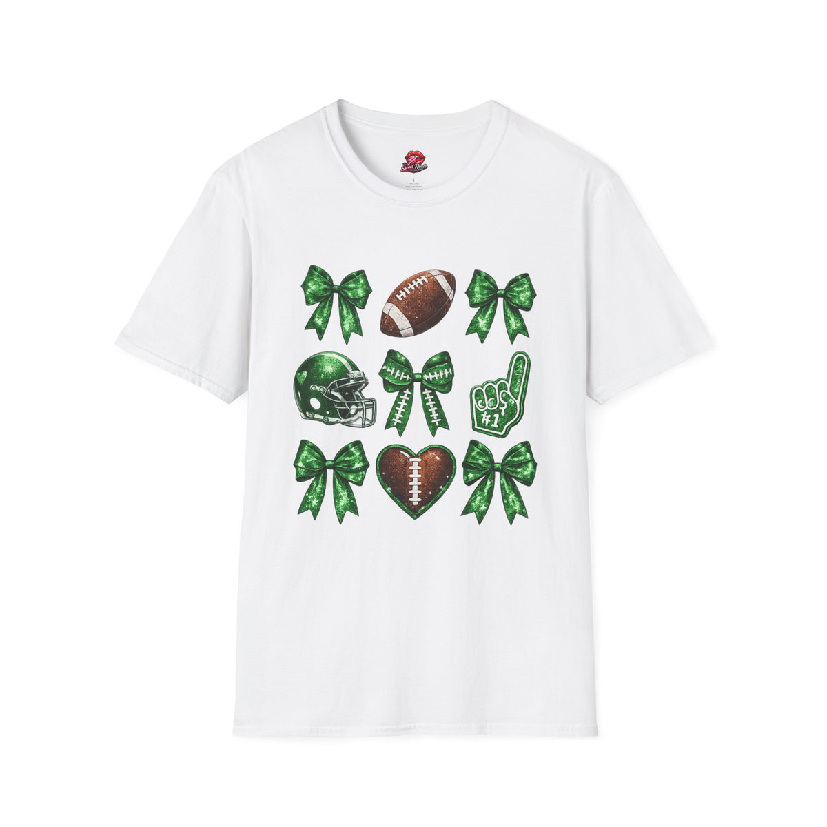 Football Cheer Bow T-Shirt