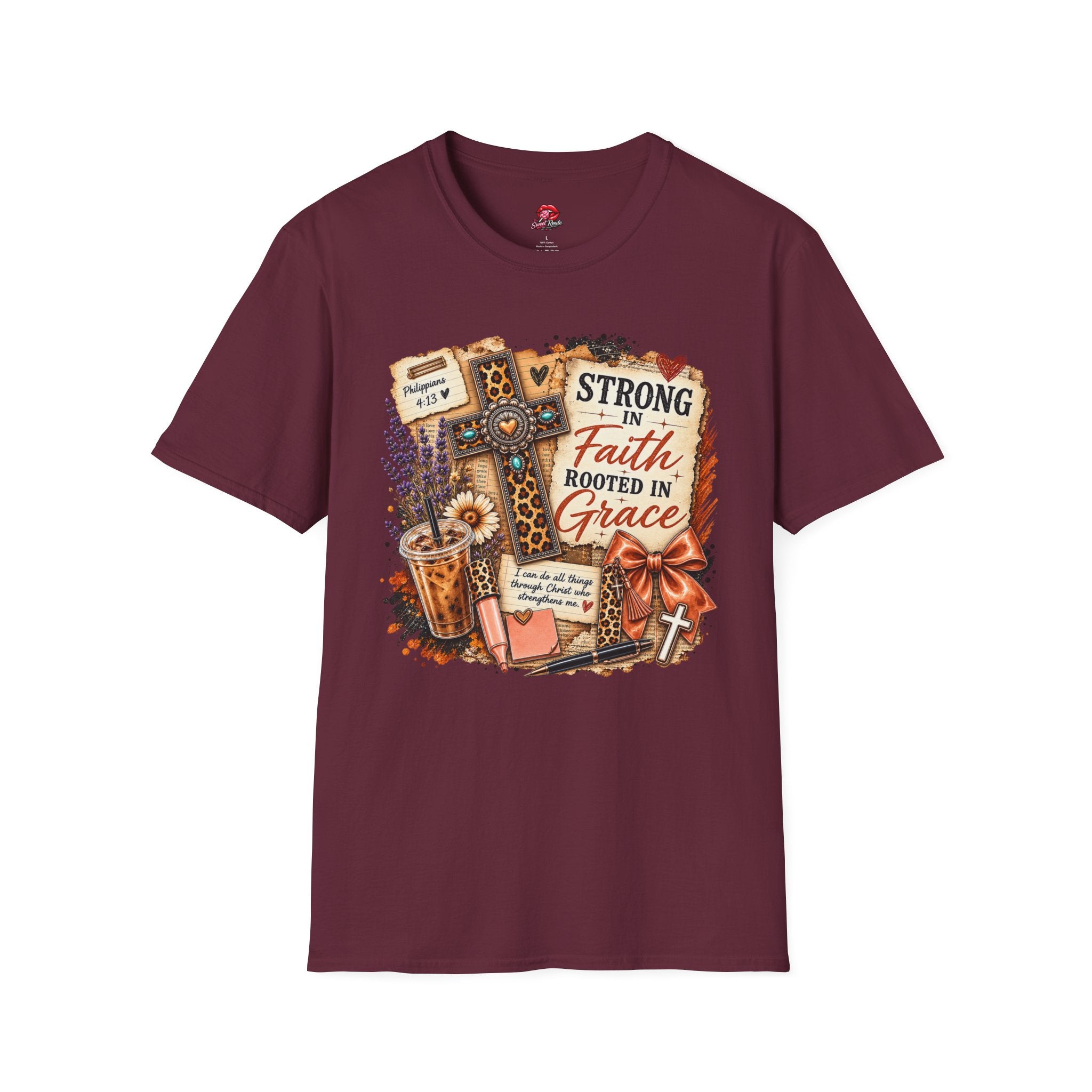Strong in Faith, Rooted in Grace Tee